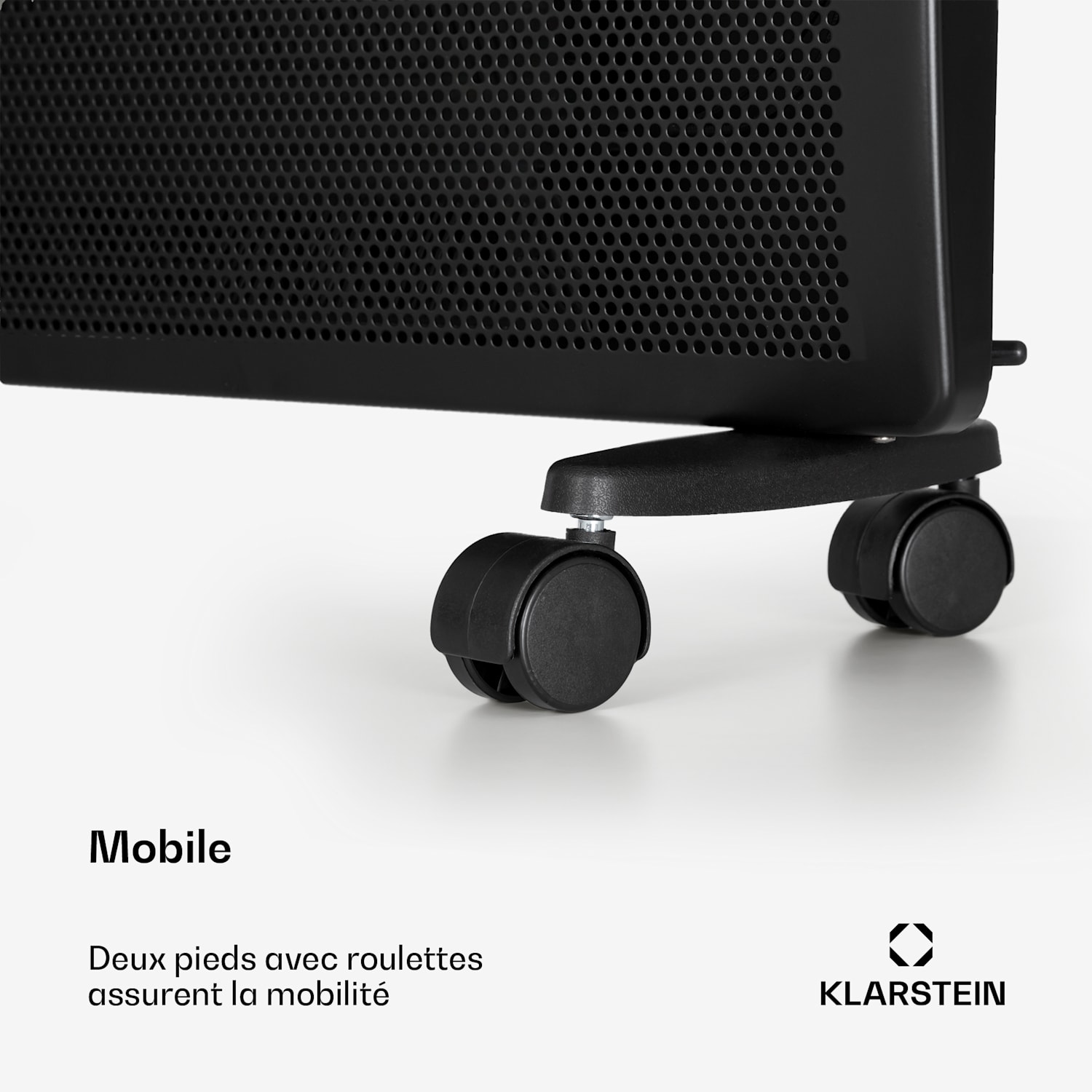 Hot Spot Slimcurve Double Wave Radiateur convecteur IR 1000W noir 1000 W | Noir