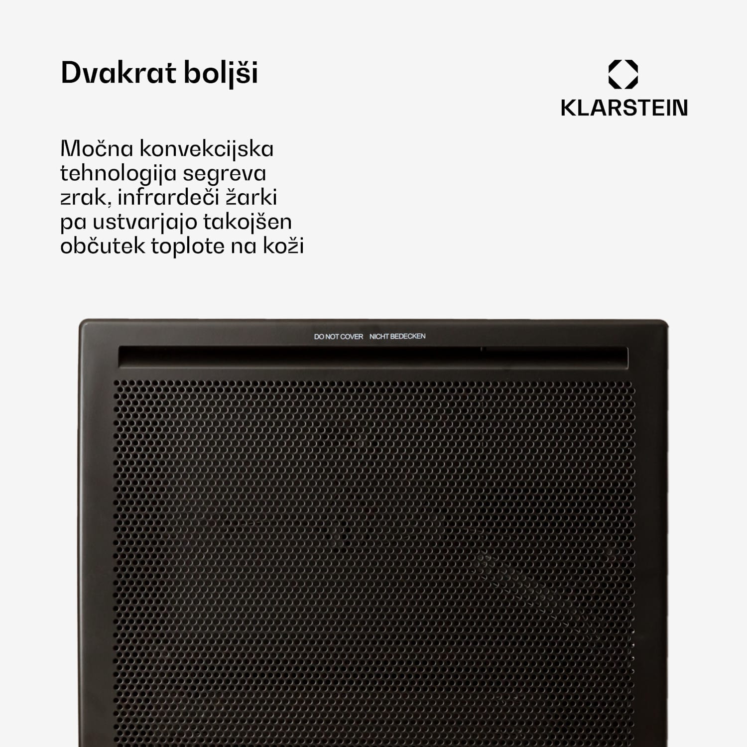 Hot Spot Slimcurve Double Wave, grelec 2 v 1, 1000 W, tedenski timer, bela 1000 W | Črna