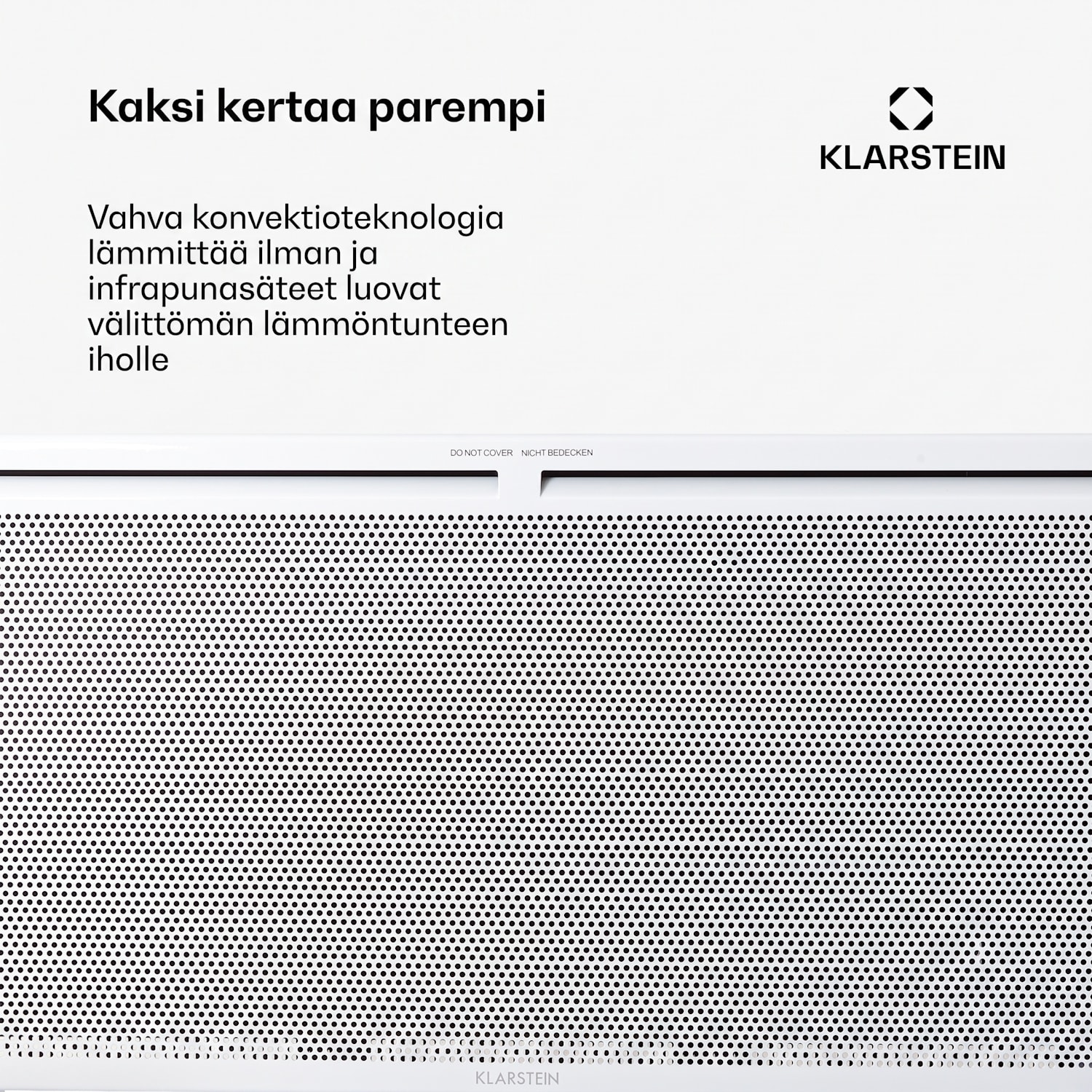 Hot Spot Slimcurve Double Wave -lämmitin 2000W viikkoajastin valkoinen 2000 W | Valkoinen