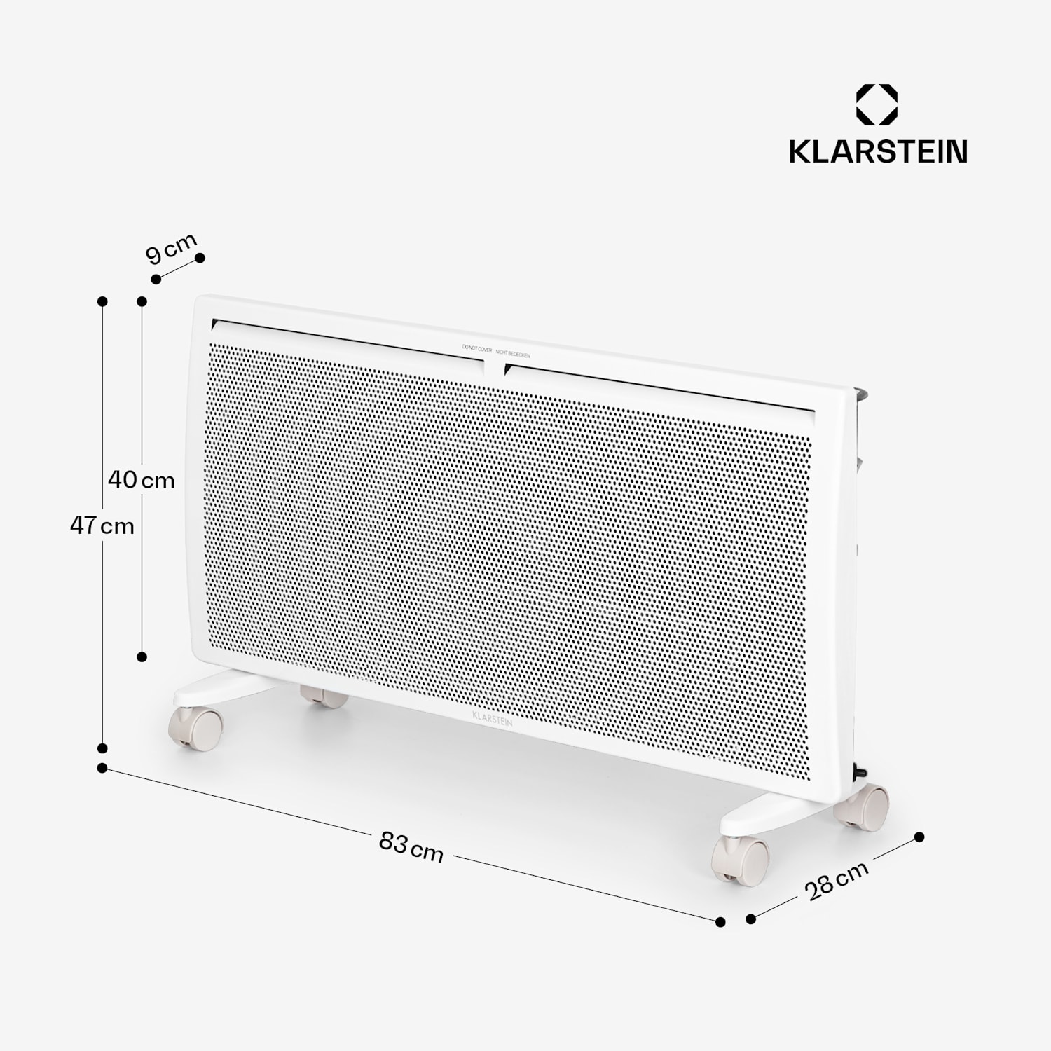 Hot Spot Slimcurve Double Wave verwarming 2000W weektimer wit 