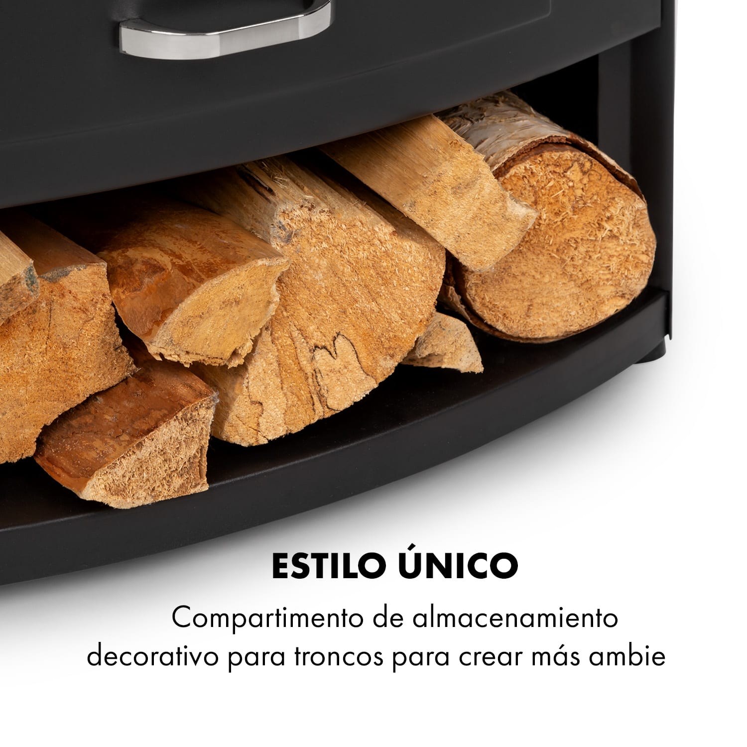 Chimenea eléctrica inteligente  Bormio S 950/1800W Termostato Temporizador semanal 1800 W | No | Negro