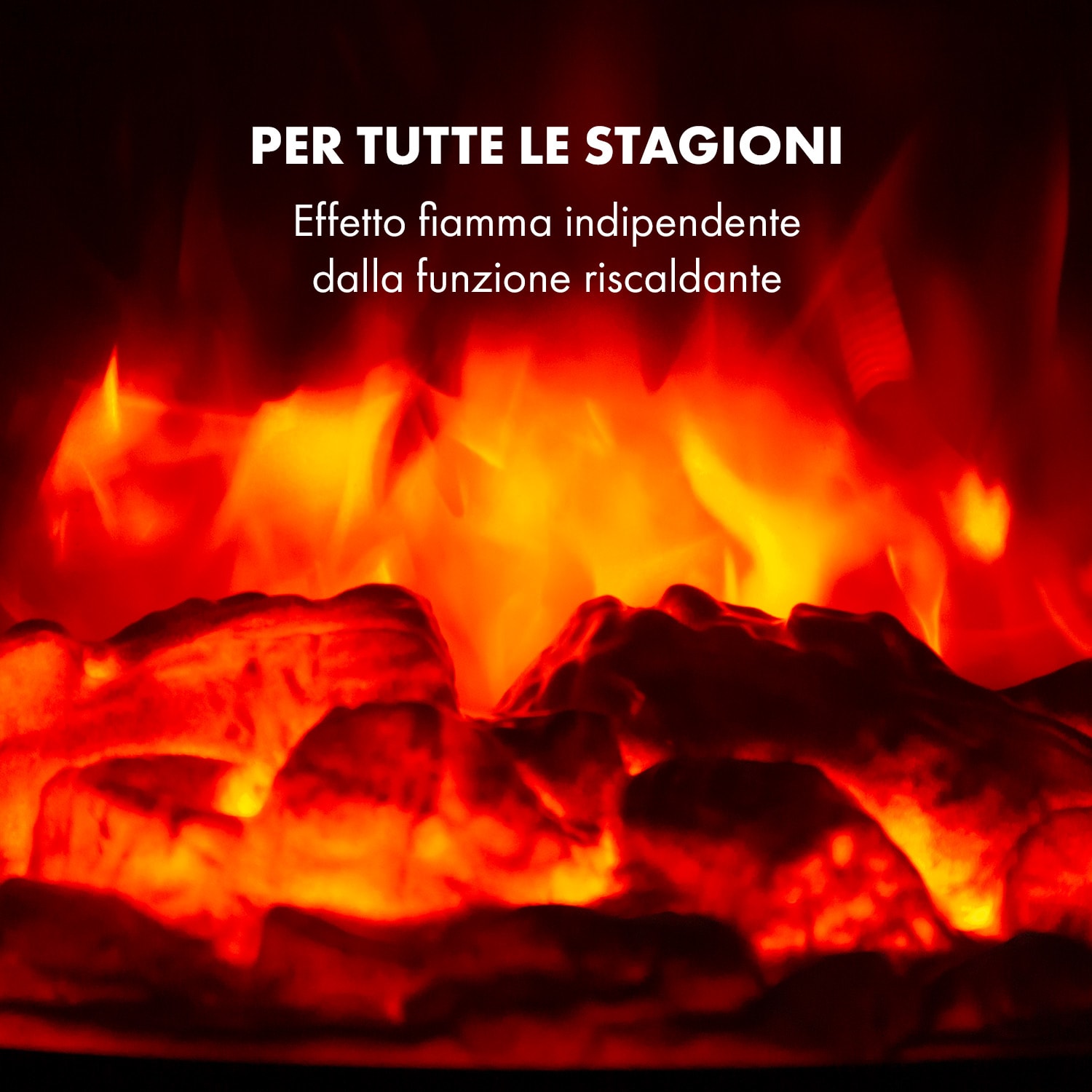 Bormio Smart Electric Fireplace 950/1800W Termostato Timer settimanale 1800 W | No | Nero