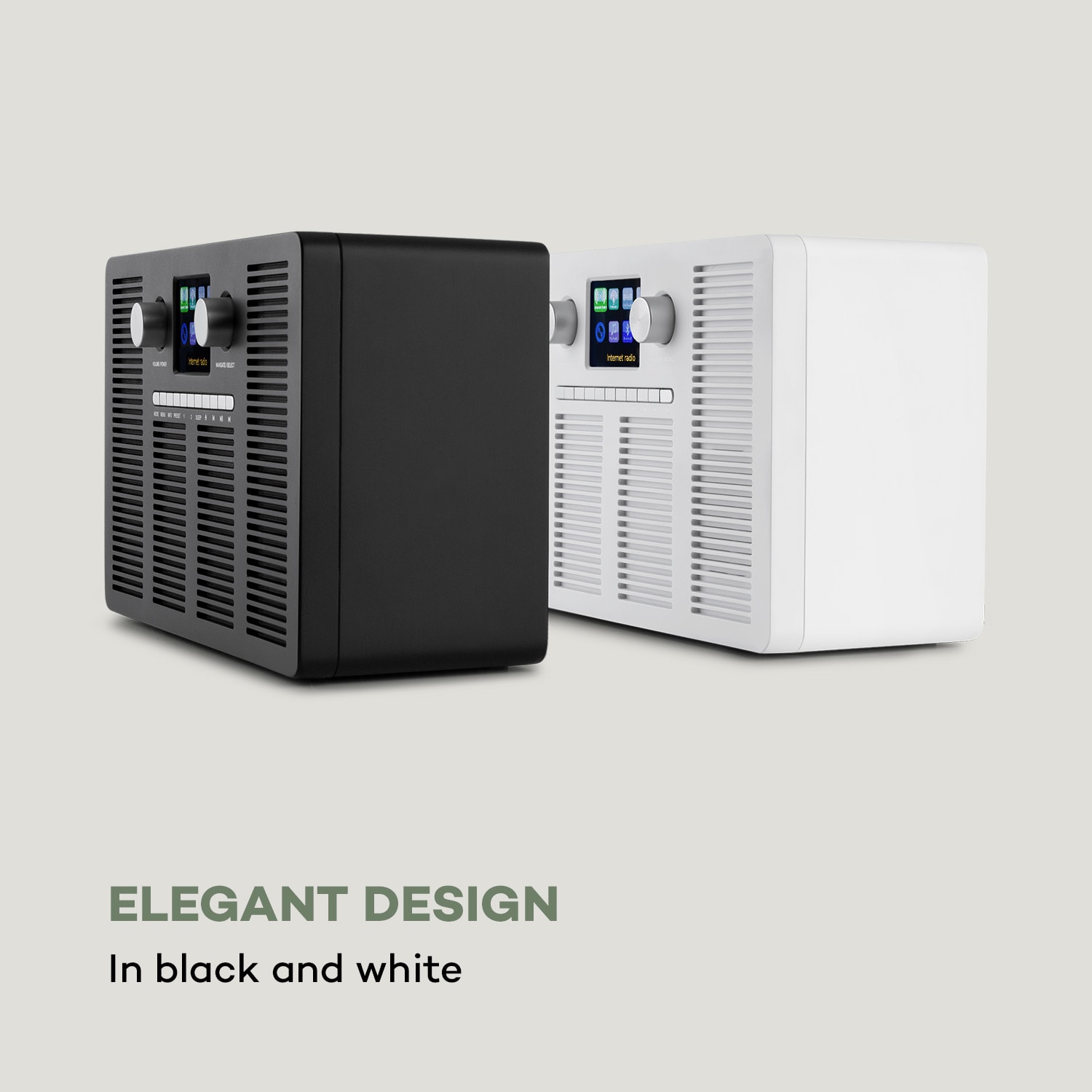 Auna, Vertico internetski radio s CD uređajem, IR / DAB + / FM, BT, 2,4 