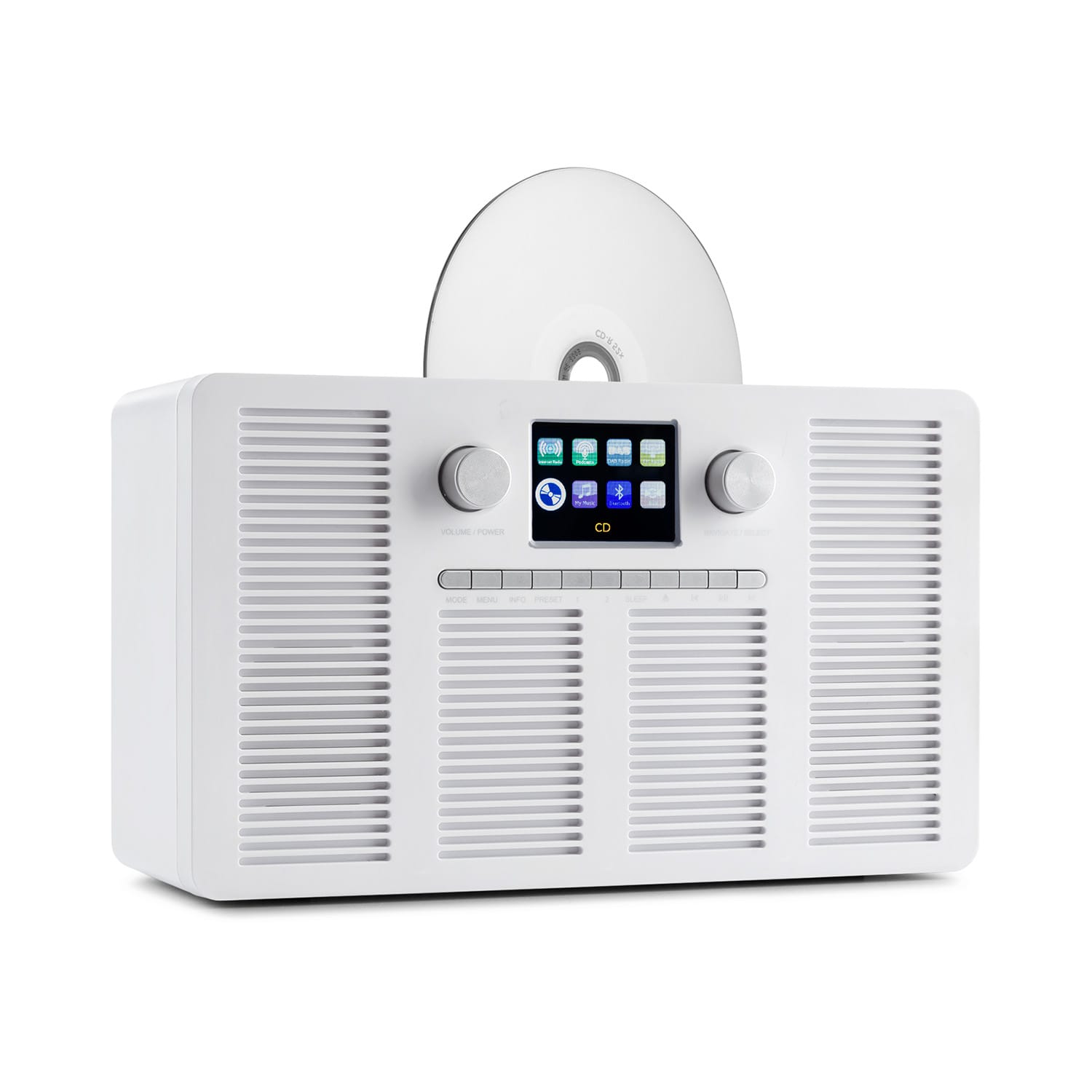 Vertico Radio Internet avec lecteur CD IR / DAB + / FM BT Écran HCC 2,4 " 