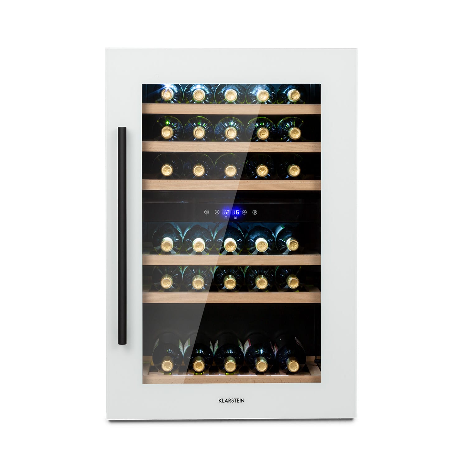 Vinsider 41D Built-In Duo Quartz Edition Built-in Wine Fridge 41 bottles | 2 cooling zones | White
