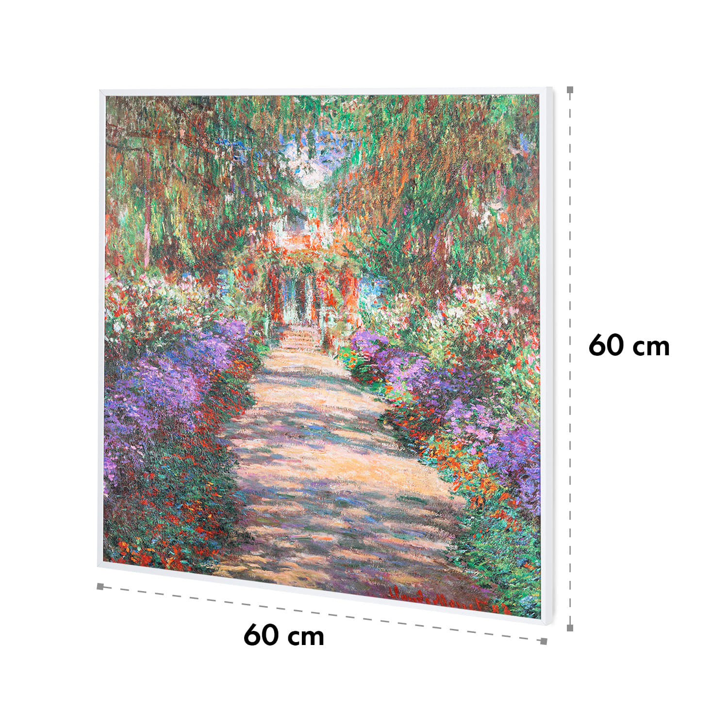 Air Art Smart Infrared Heater 60x60cm 350W App Garden Path 60 x 60 cm / design: garden path
