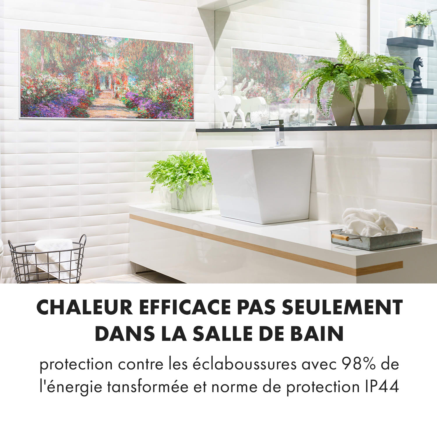 Wonderwall Air Art Smart Radiateur infrarouge connecté 120x60cm 700W a 