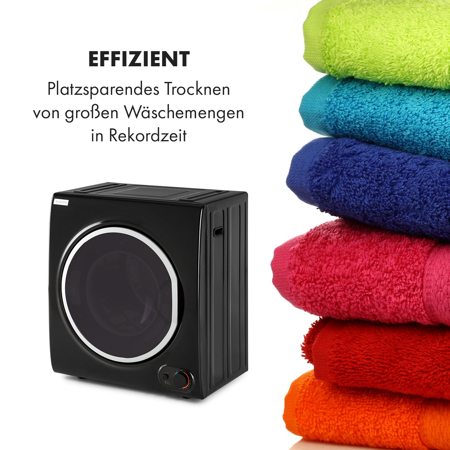 Jet Set 2500 Wäschetrockner Ablufttrockner 850W EEK C 2,5kg 50cm Weiß