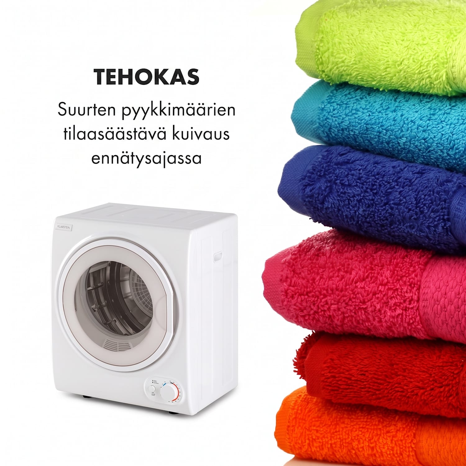 Jet Set 2500 kuivausrumpu ilmanpoisto 850 W energiatehokkuusluokka G 2,5 kg 50 cm valkoinen Valkoinen