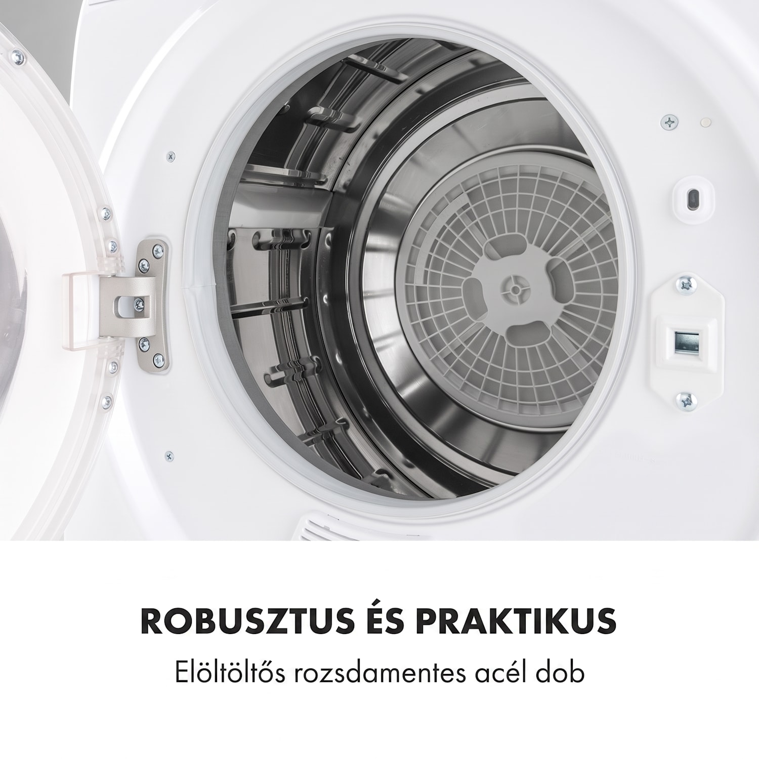 Jet Set 2500, szárítógép, nedves levegő elszívással, 850W, TEE C, 2,5kg, 50cm, fehér Fehér