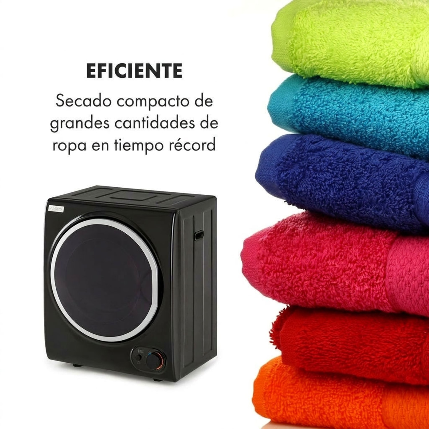 Jet Set 2500 Secadora de ropa por condensación 850W EEC C 2,5kg 50cm Negra Negro
