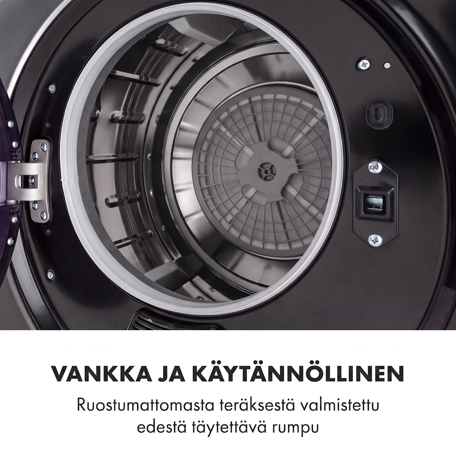 Jet Set 2500 kuivausrumpu ilmanpoisto 850 W energiatehokkuusluokka G 2,5 kg 50 cm musta Musta