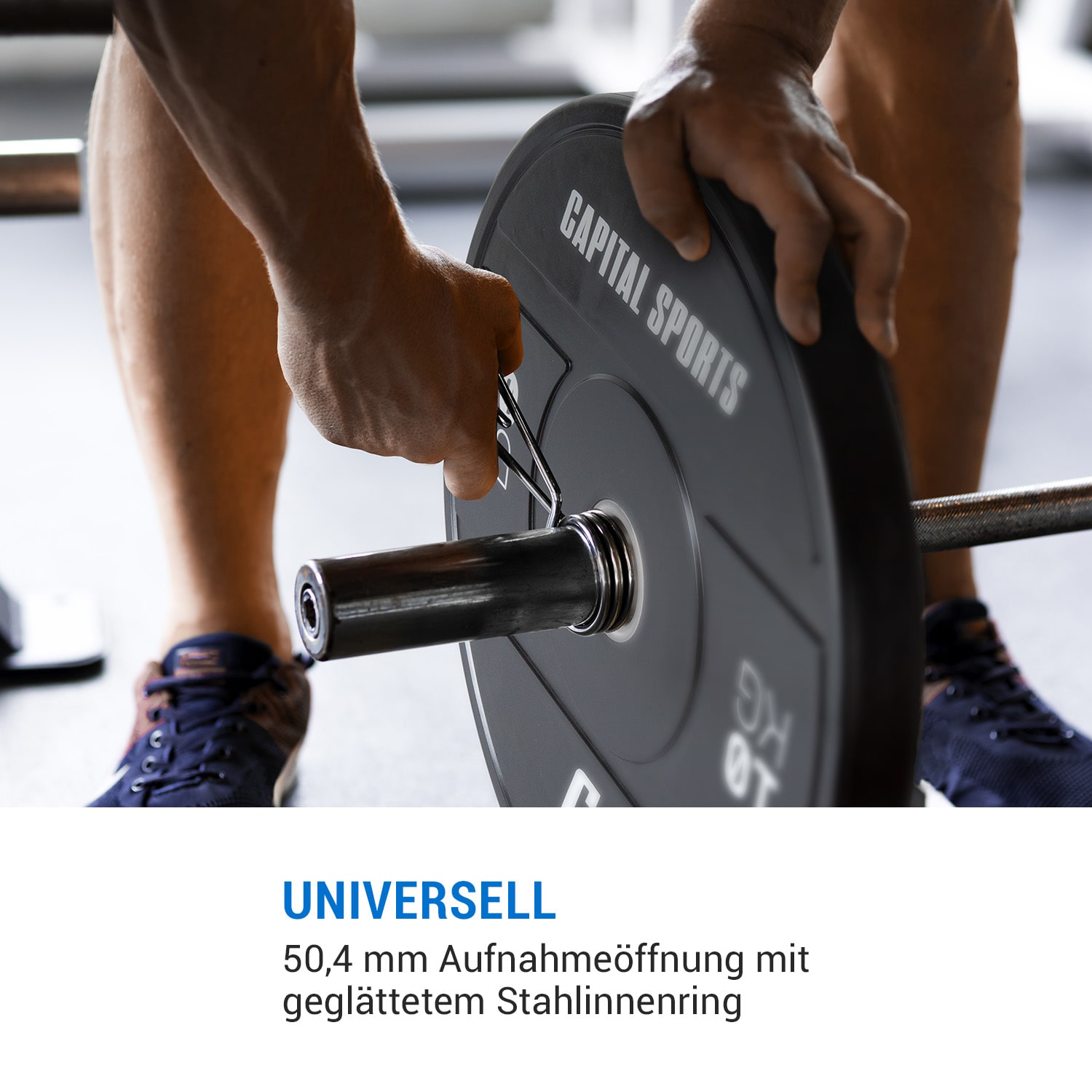 Sports Elongate 2020 Bumper Plates 2 x 10 kg Hartgummi 50,4mm 2x 10 kg