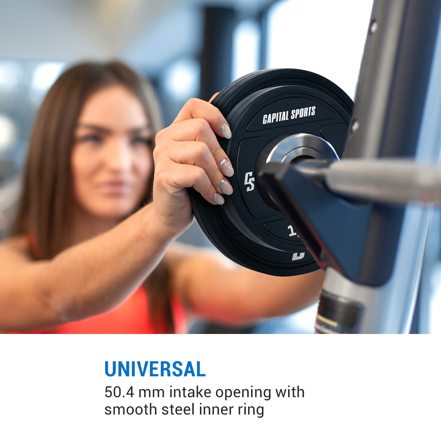 Elongate 2020, tárcsák, 2 x 1,25 kg, keményített gumi, 50,4 mm 2x 1.25 kg