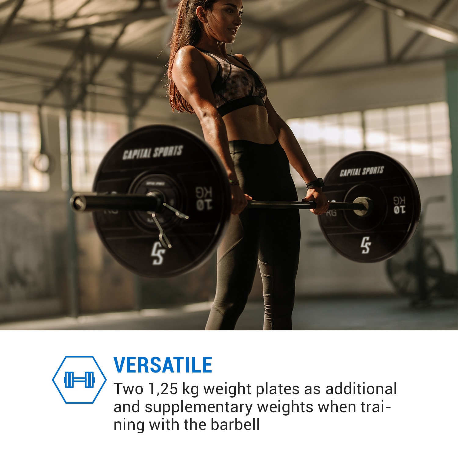 Elongate 2020, tárcsák, 2 x 1,25 kg, keményített gumi, 50,4 mm 2x 1.25 kg