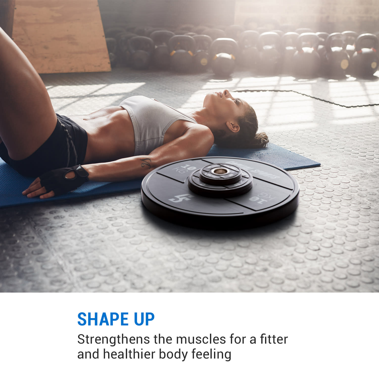 Elongate 2020, tárcsák, 2 x 1,25 kg, keményített gumi, 50,4 mm 2x 1.25 kg