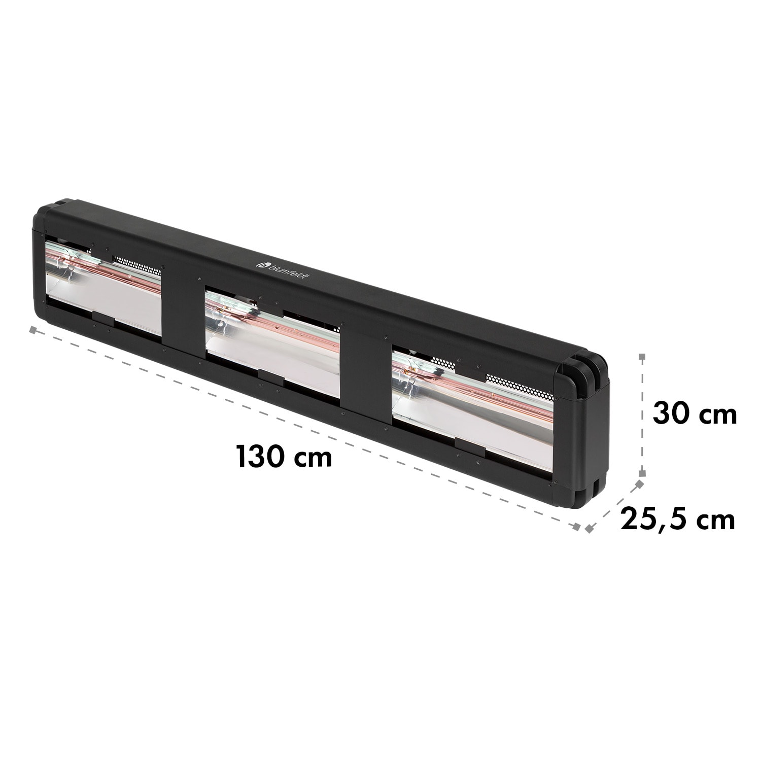 Heat Giant terrasverwarmer 3x2000W IP65 380V zwart 