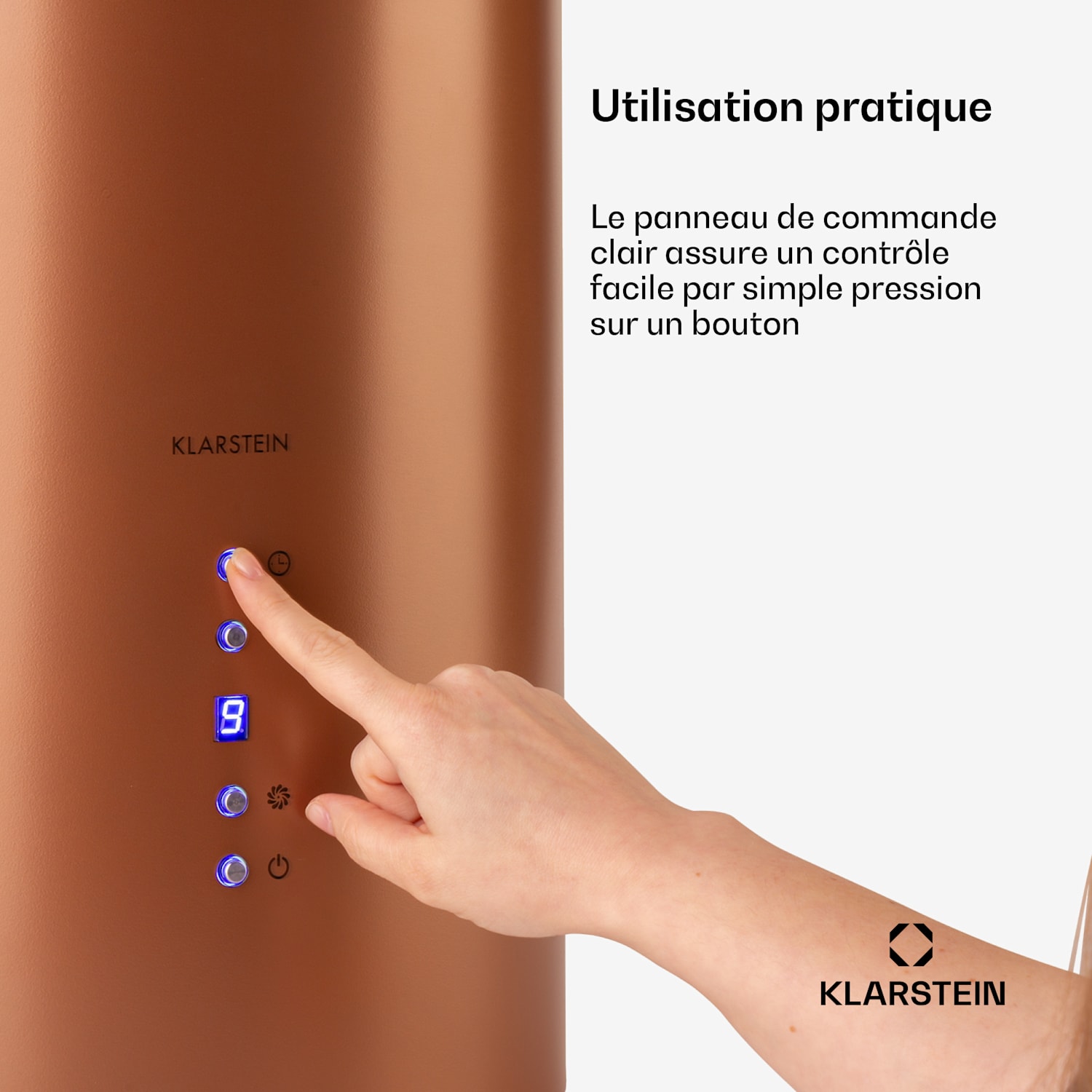 Barett eiland afzuigkap Ø 35 cm recirculatie 560 m³/h led actief koolfilter 