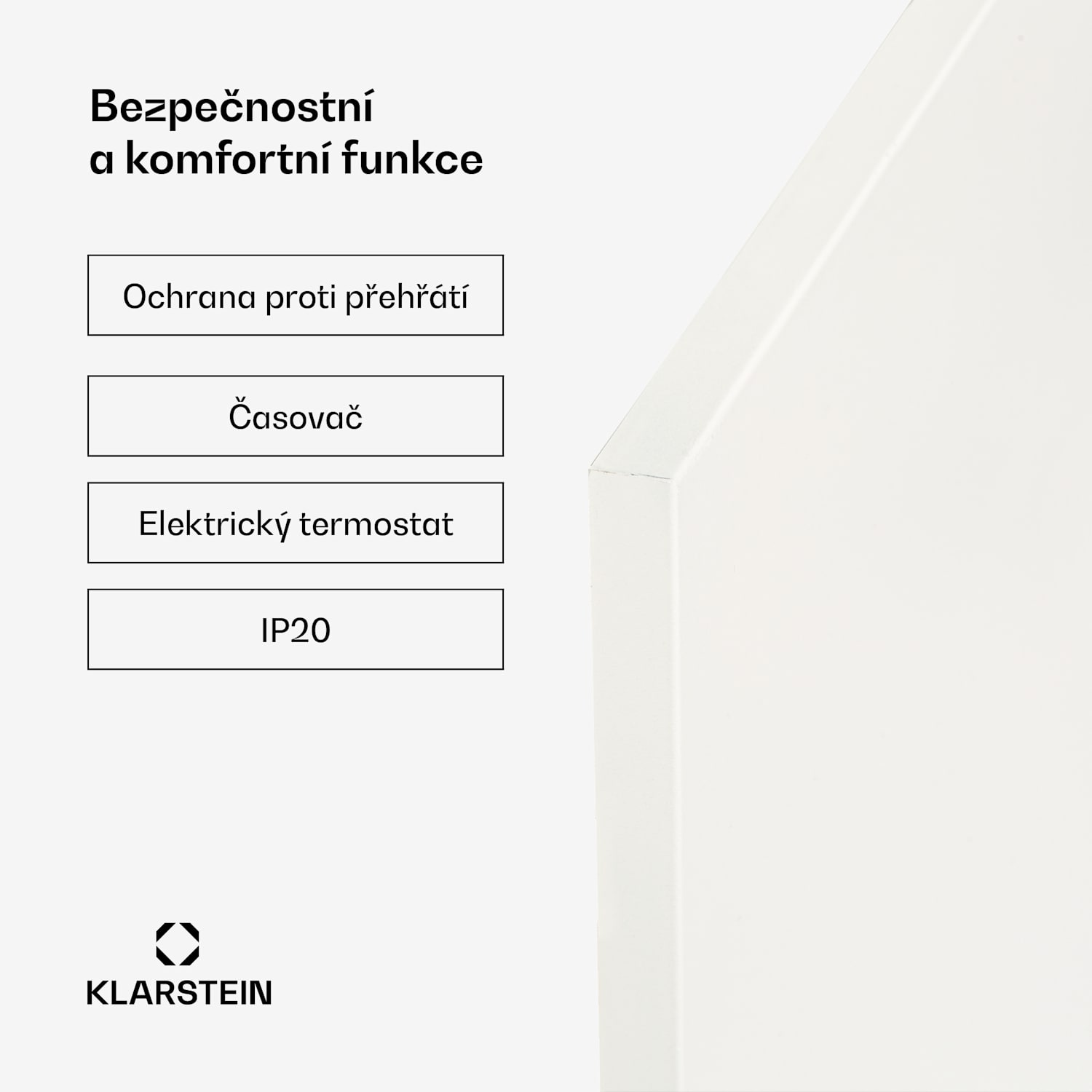 Wonderwall Air Infinite, infračervený ohřívač, 60 x 50 cm, 300 W, na stěnu, dálkové ovládání, bílý 