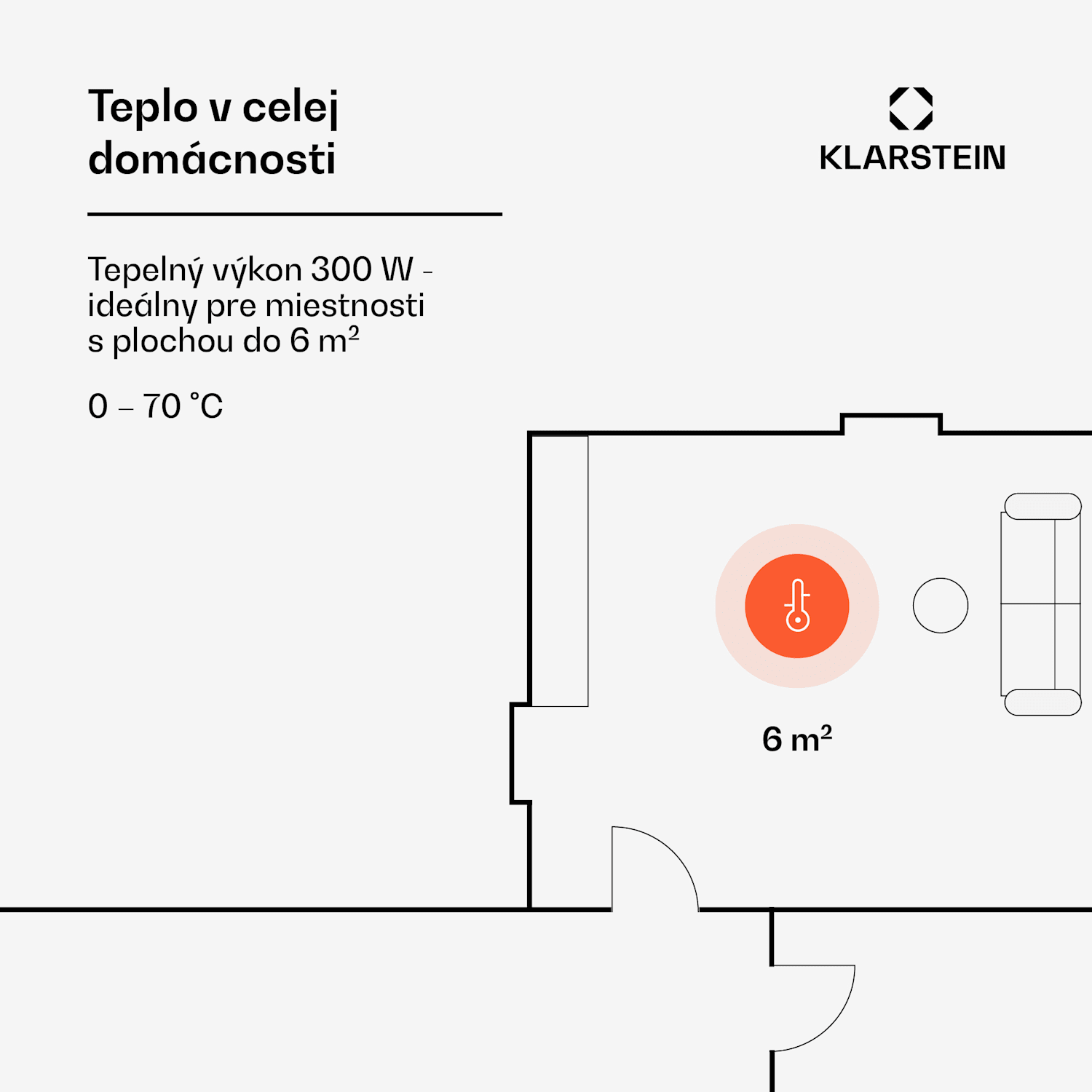 Wonderwall Air Infinite, infračervený ohrievač, 60 x 50 cm, 300 W, na stenu, diaľkový ovládač, biely 50 x 60 cm | 300 W | Biela