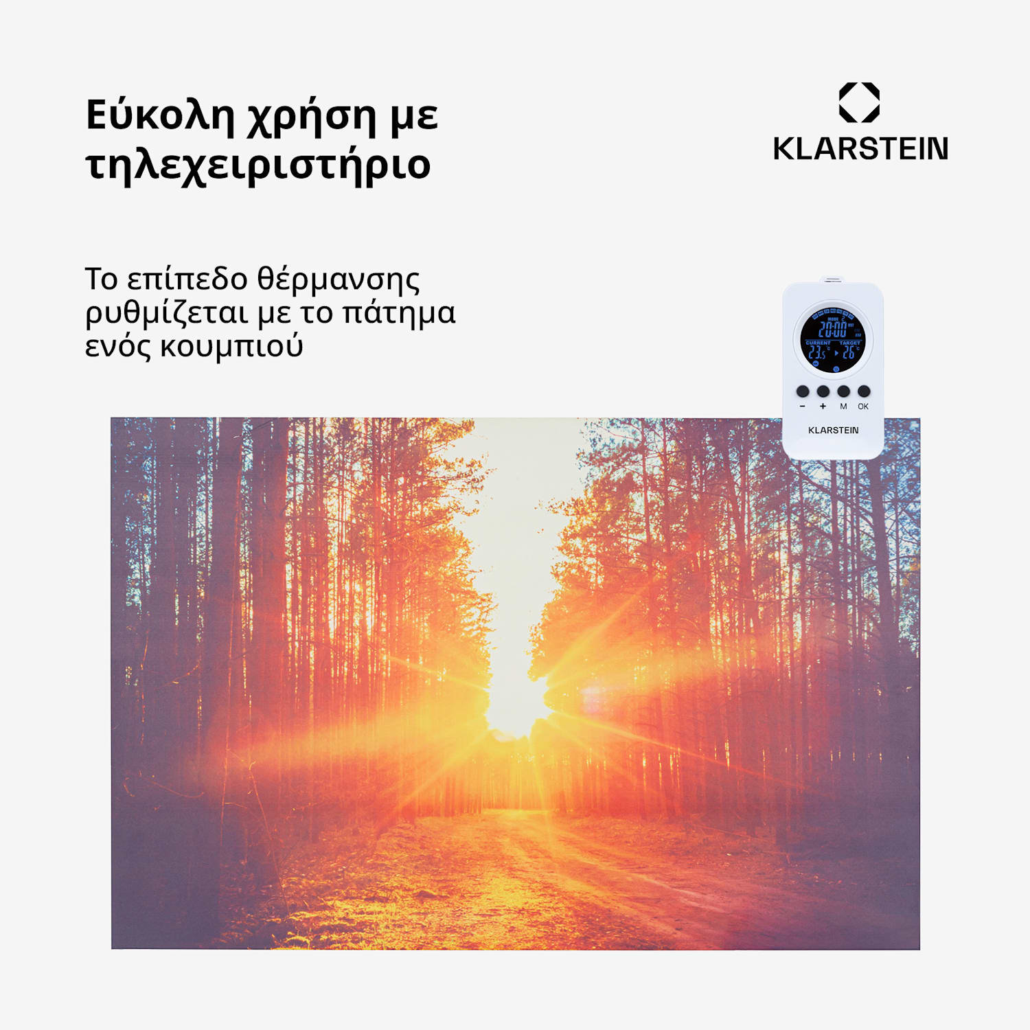 Wonderwall Infinite 580W 59,5x90cm Θερμάστρα Υπερύθρων με Εικόνα Δάσος 90 x 60 cm | 580 W | Abstract
