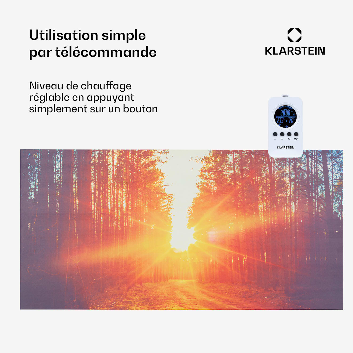 Wonderwall Air Art Infinite 720 radiateur infrarouge 120 x 60 cm 120 x 60 cm | 720 W | abstrait