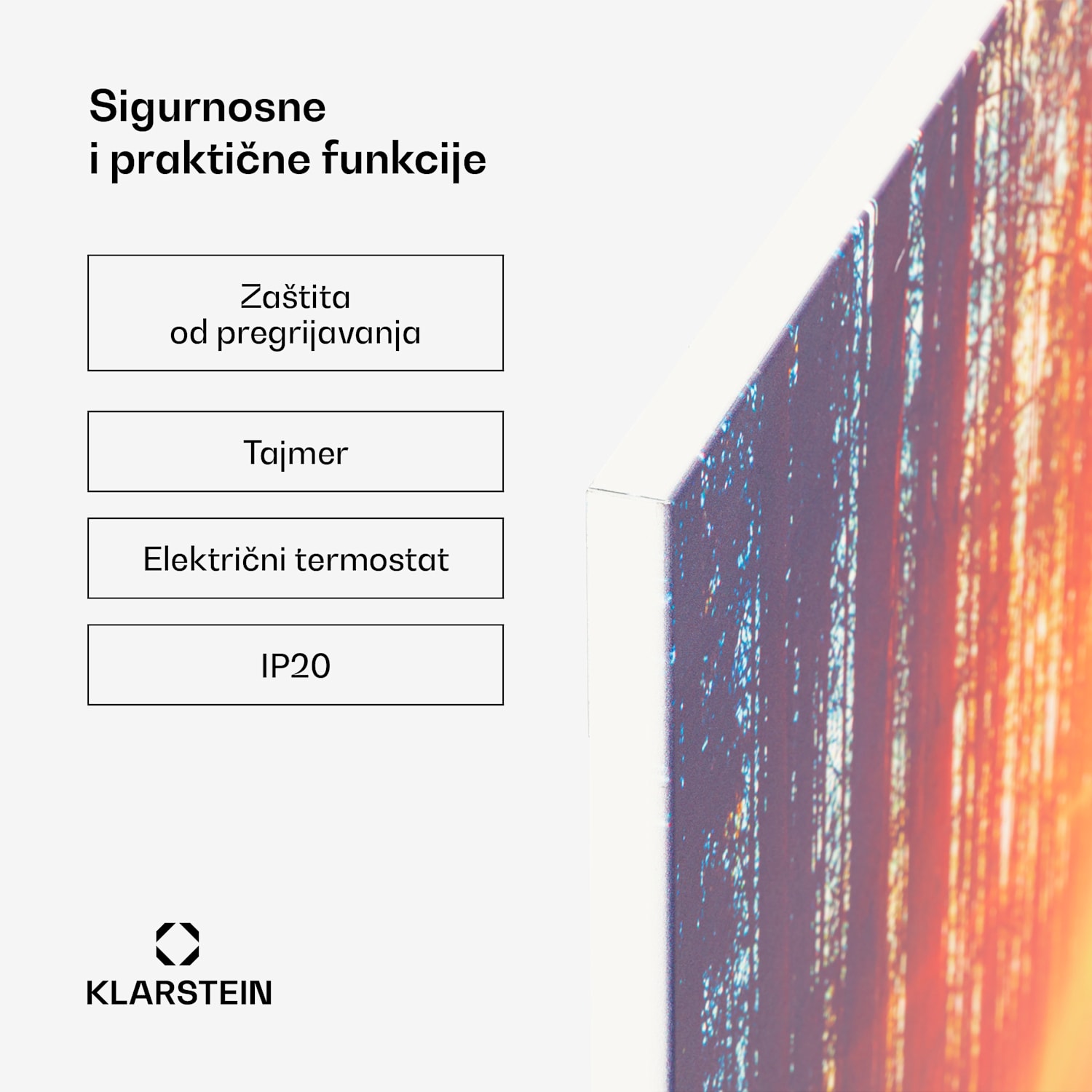 Wonderwall Air Art Infinite, infracrvena grijalica, slika, 120 x 60 cm, 720 W, na zidu, daljinski upravljač 120 x 60 cm | 720 W | sažetak