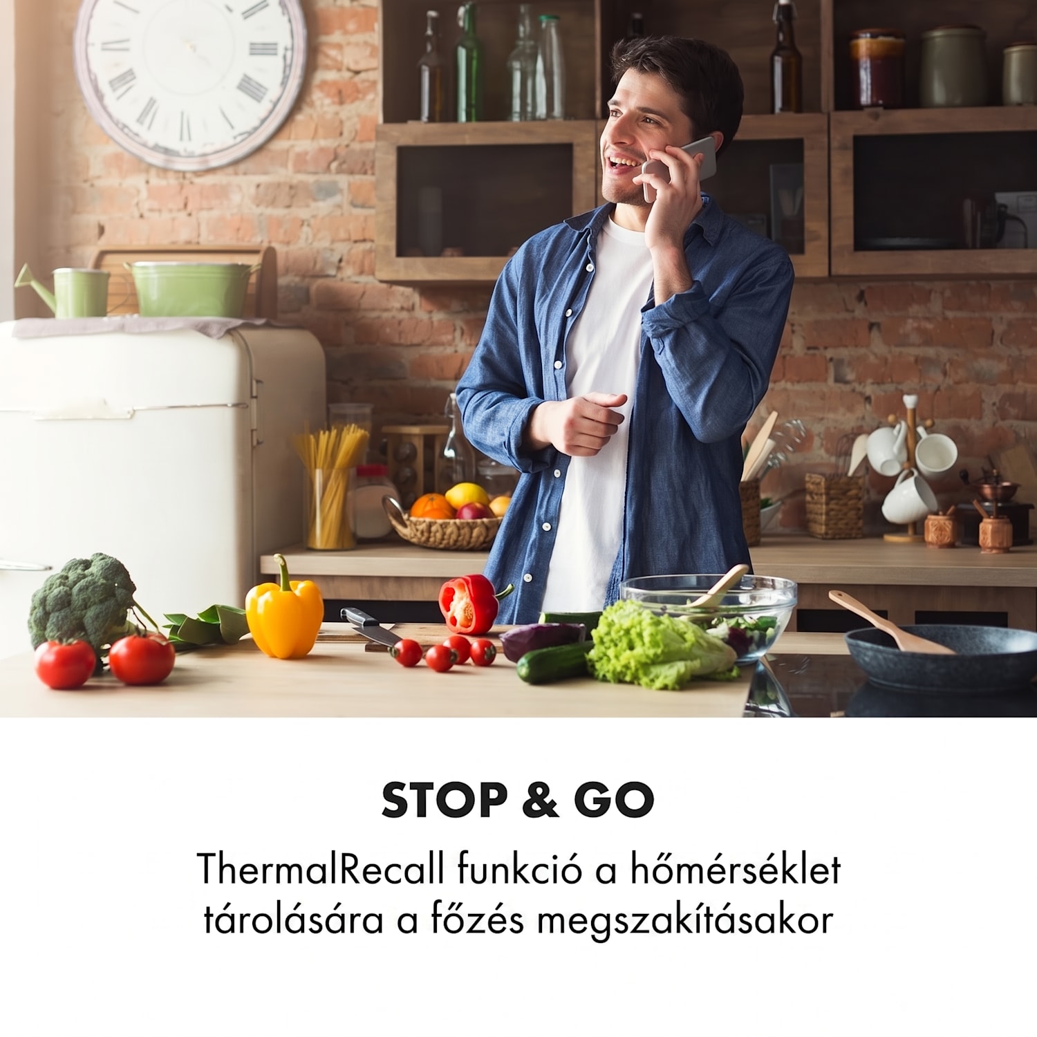 Delicatessa 90 Hybrid, beépített indukciós főzőlap, 7400 W, 5 zóna, fekete 5 | Fekete üveg