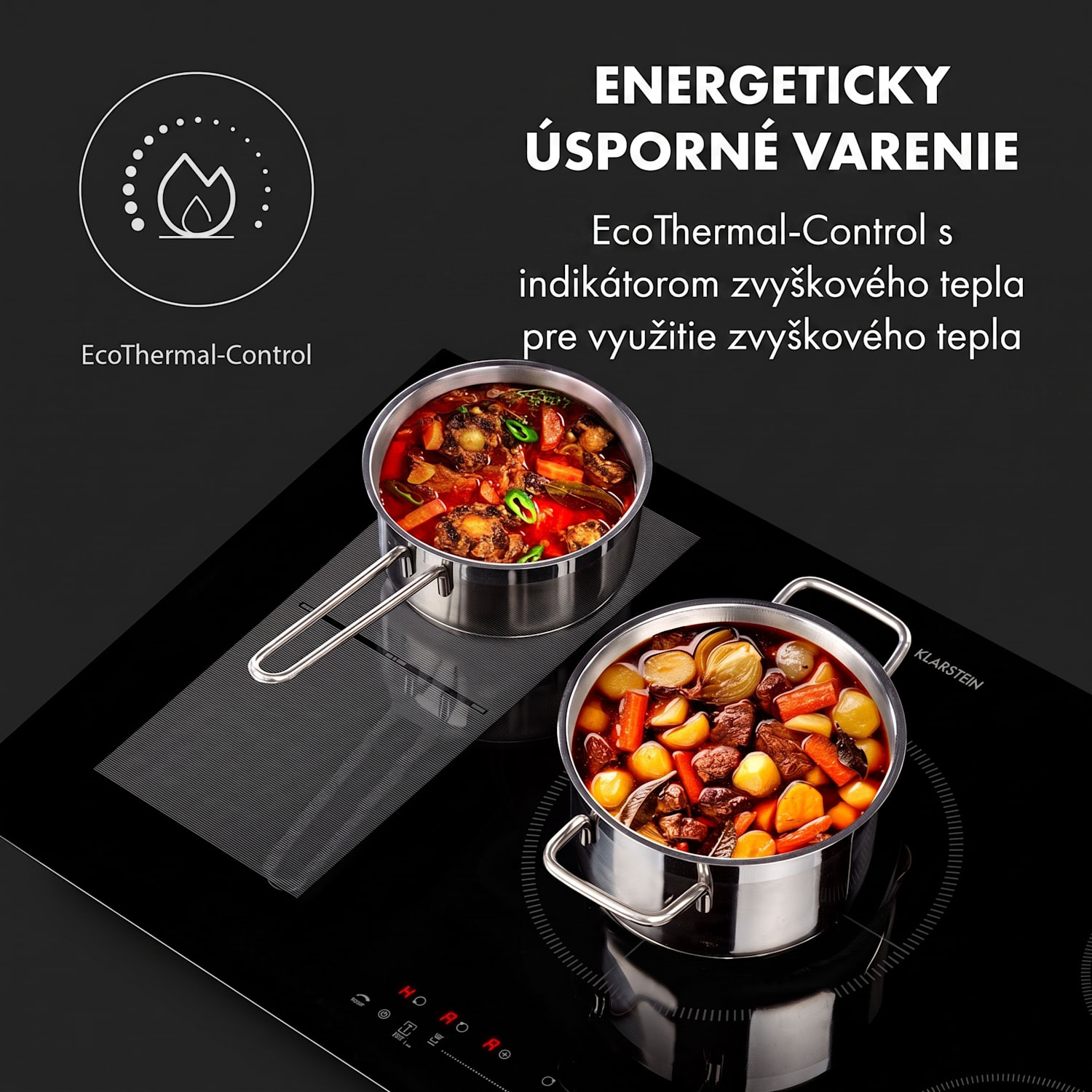 Delicatessa 90 Hybrid, vstavaná indukčná varná doska, 7400 W, 5 zón, čierna 5 | Čierne sklo