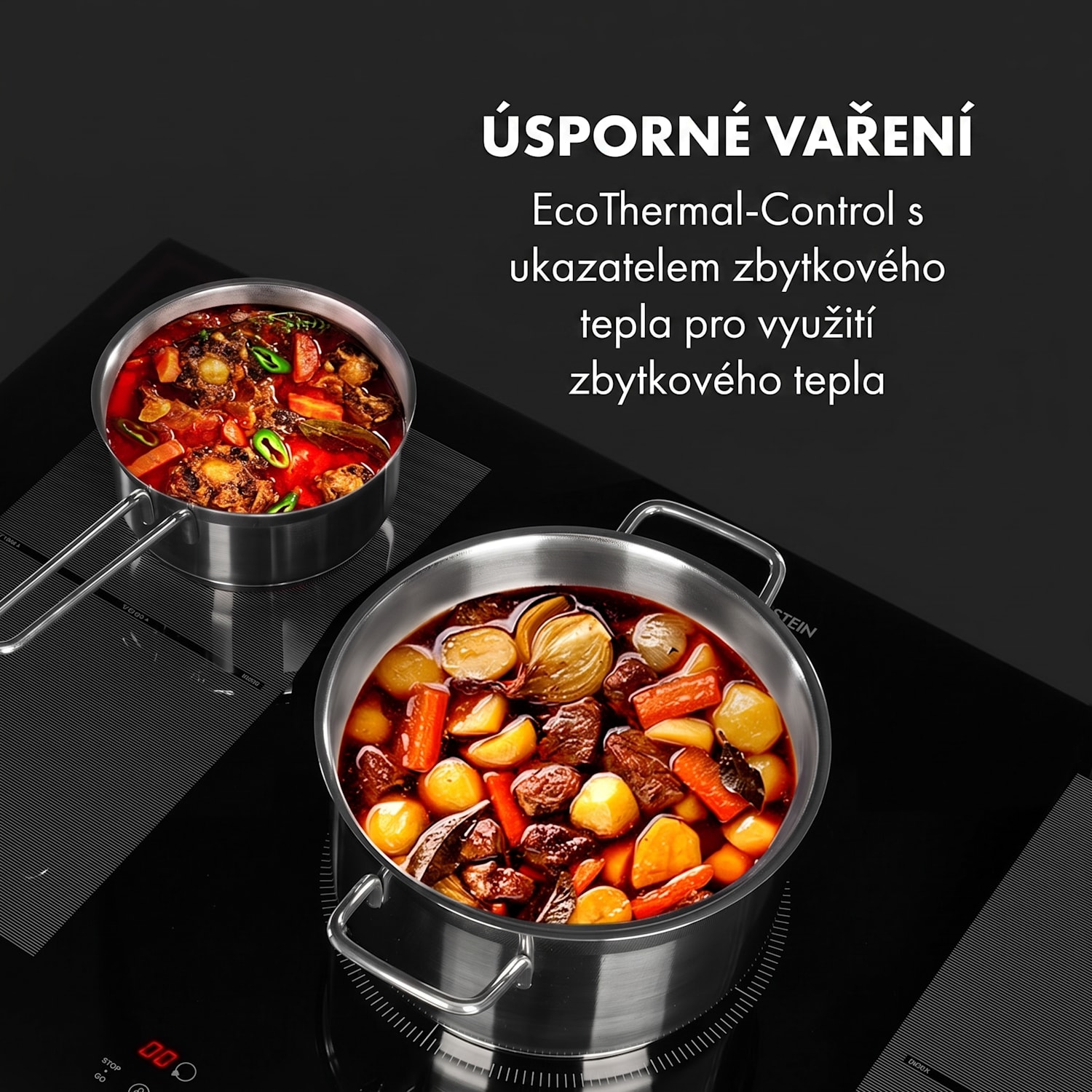 Delicatessa 90 Flex, indukční varná deska, vestavná, 7400 W, 5 zón Černé sklo