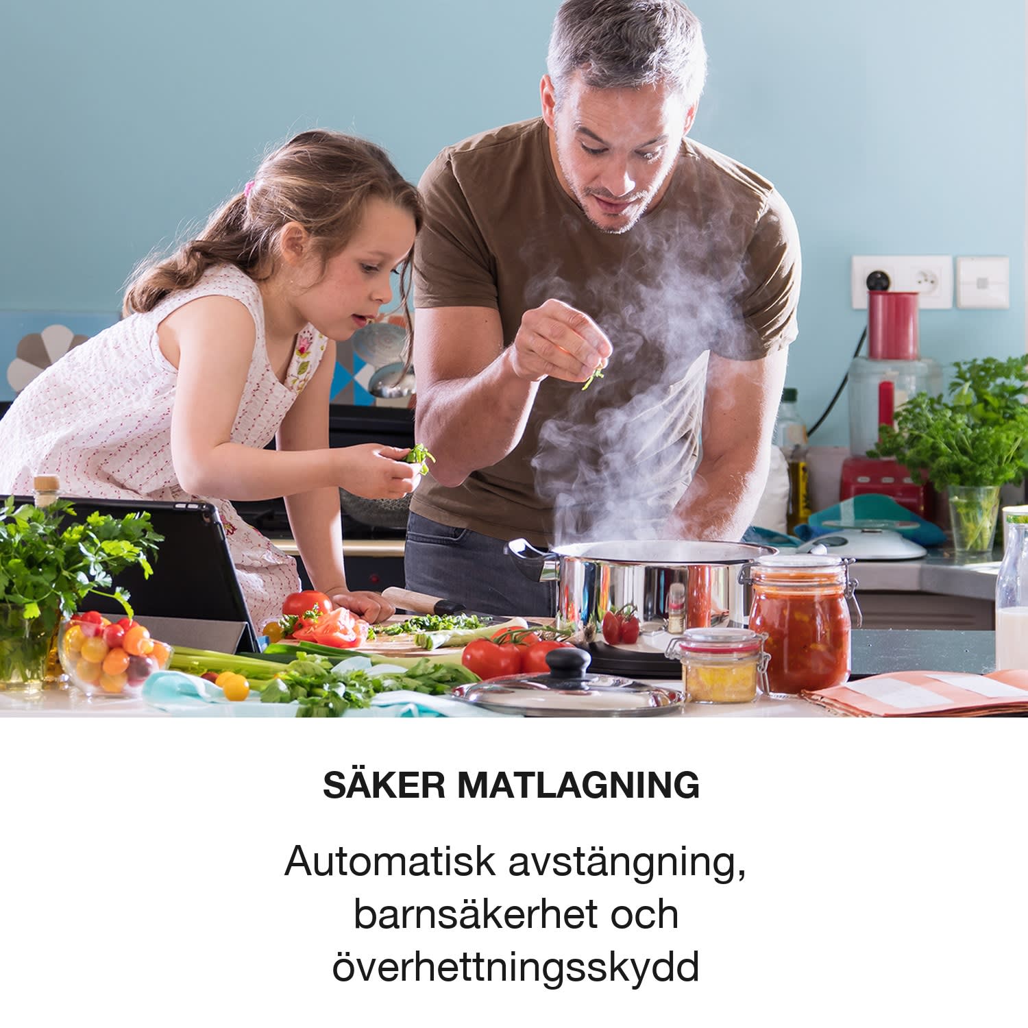 Delicatessa 90 Flex inbyggnadshäll induktion 5 zoner 7 400 W Autark 90 cm | 2 Flexzon | Svart