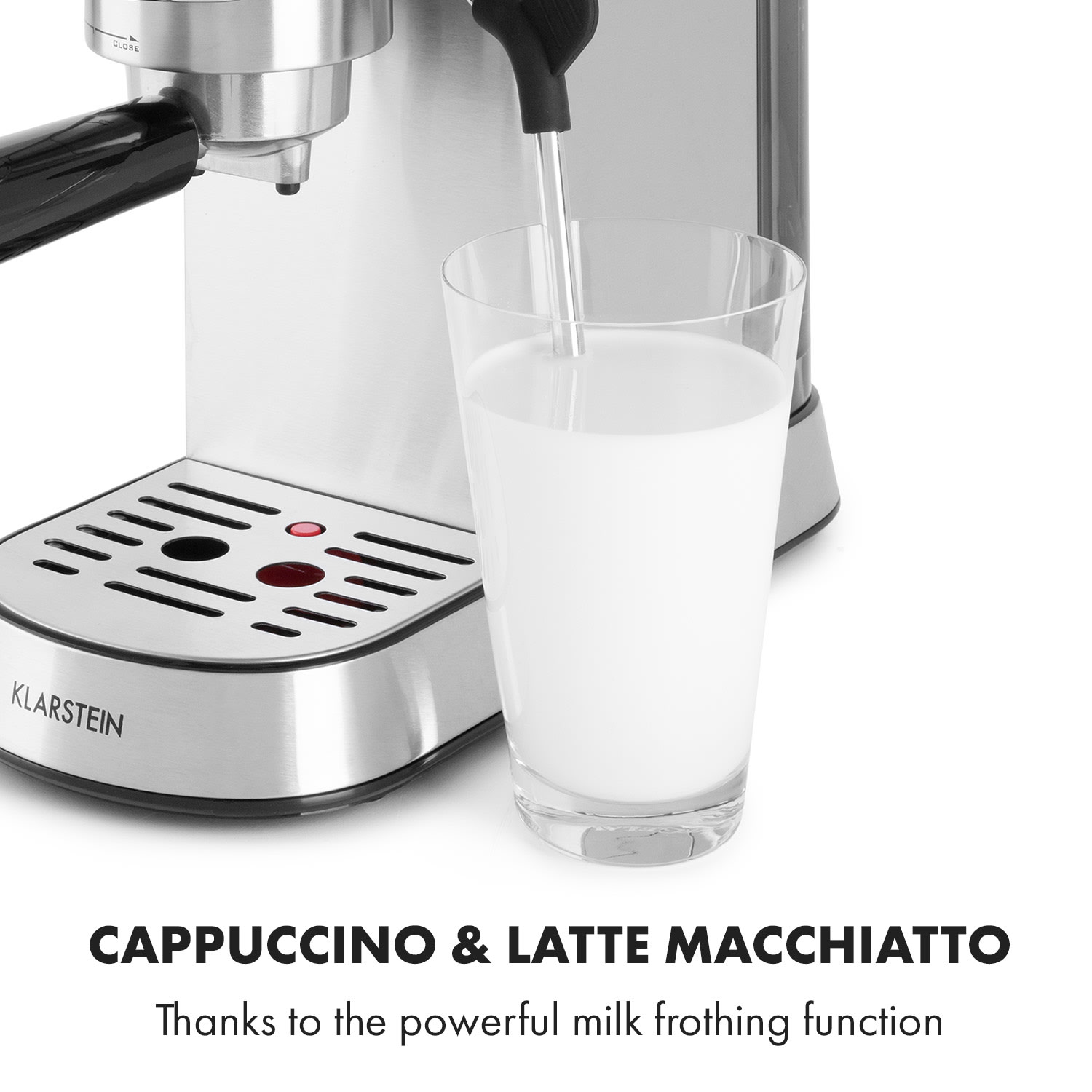 Futura, eszpresszógép, 1450 W, 20 bar, 1,25 l, rozsdamentes acél Ezüst metál