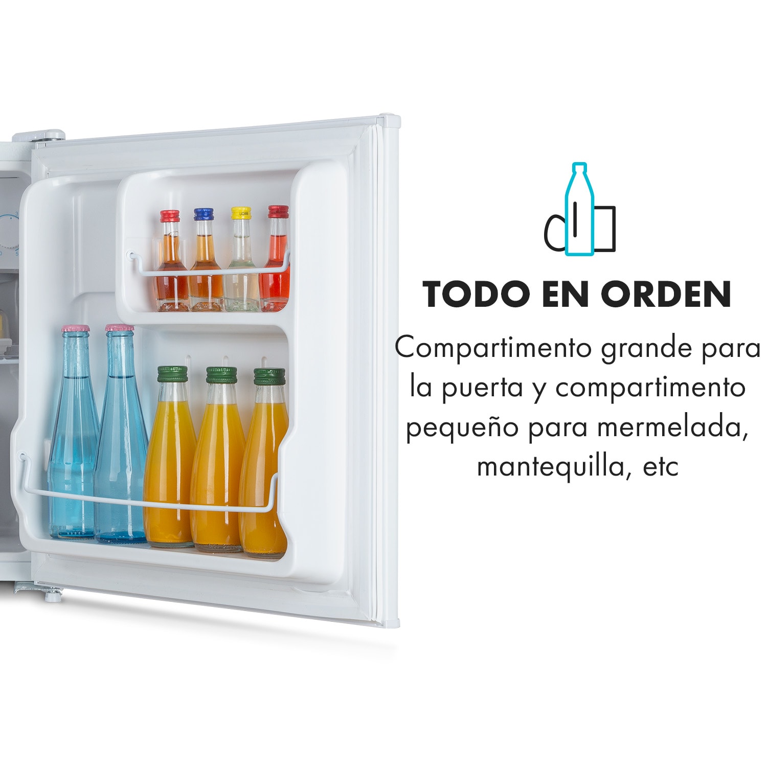 Frigorífico Spitzbergen Aca 46 litros, congelador 4 litros, 1 estante 40 L | Blanco
