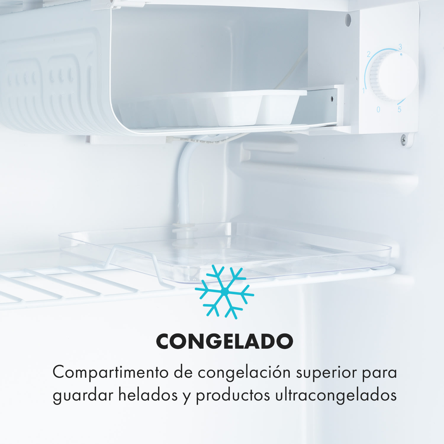 Frigorífico Spitzbergen Aca 46 litros, congelador 4 litros, 1 estante 40 L | Blanco