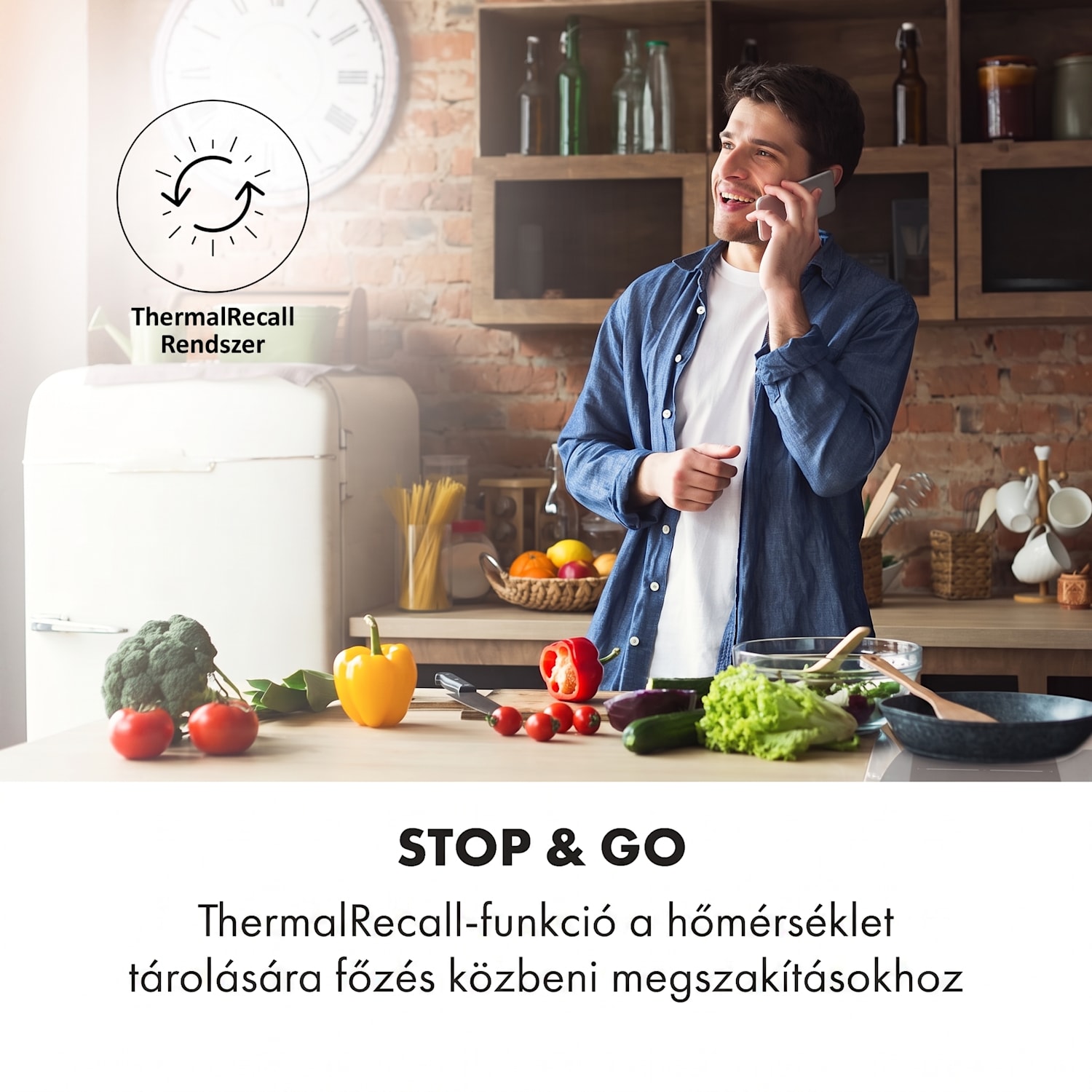 Delicatessa 60 Hybrid, beépített indukciós főzőlap, 7000 W, 4 zóna 4 | Fehér üveg