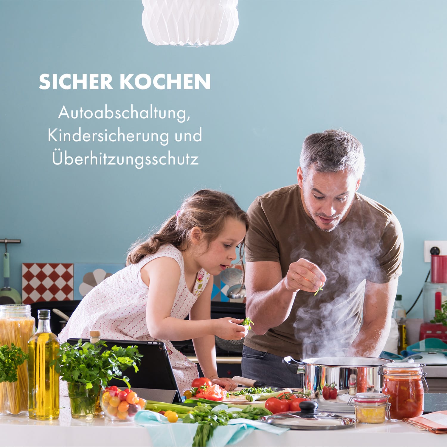 Delicatessa 77 Hybrid Einbaukochfeld Induktion 4 Zonen 7000W 4 | Weiß