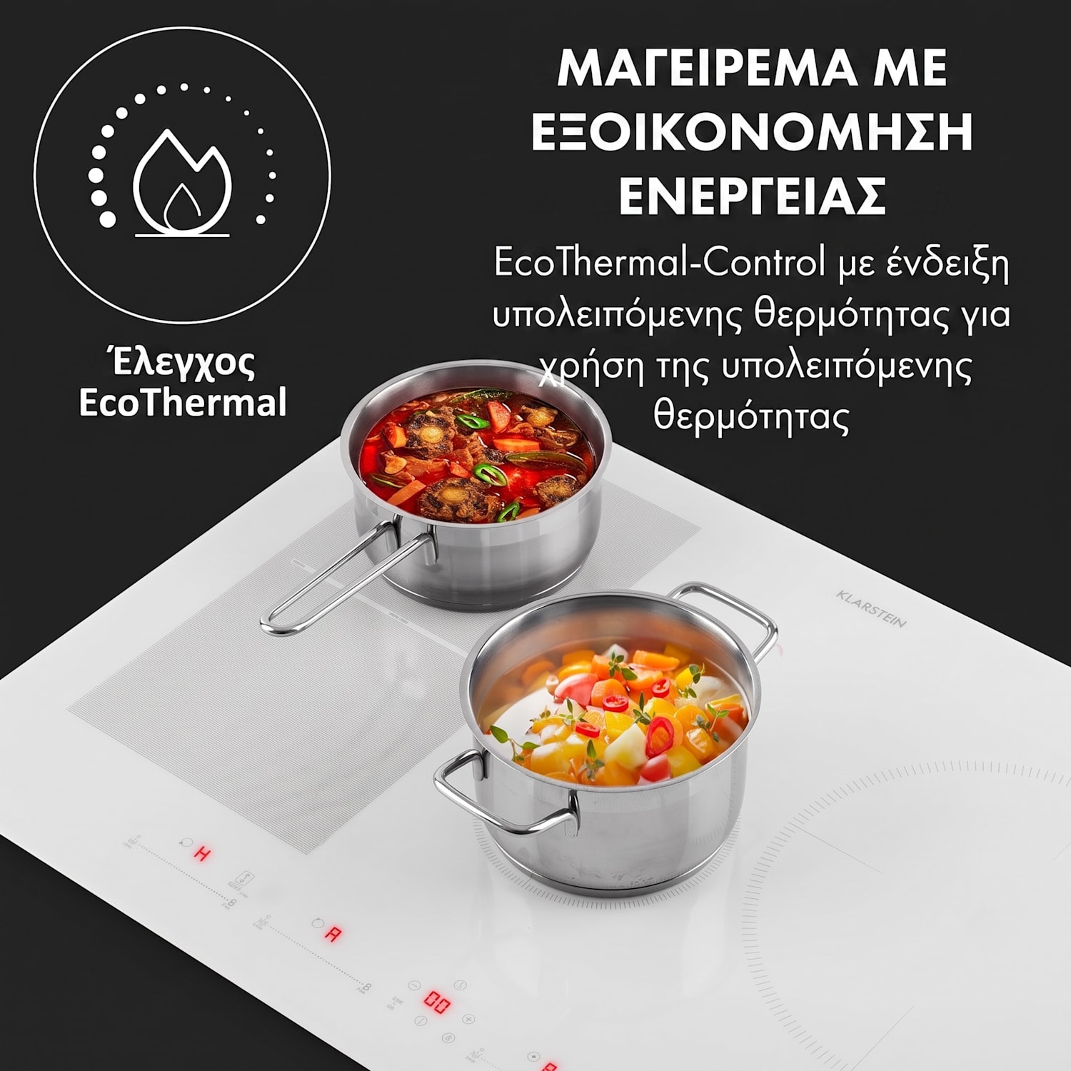 Delicatessa 77cm Επαγωγική Εστία 4 Εστιών Λευκή 4 | Λευκό