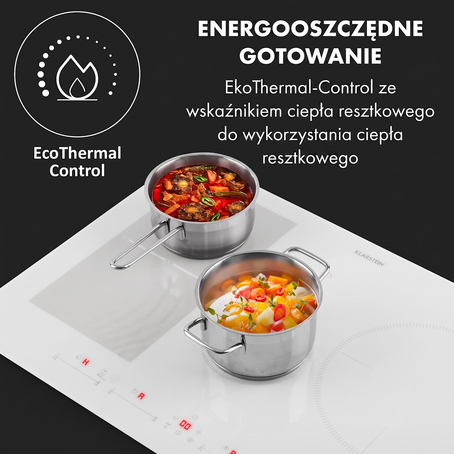Delicatessa 77 Hybrid, płyta indukcyjna do zabudowy, 4 strefy, 7000 W 4 | Biały