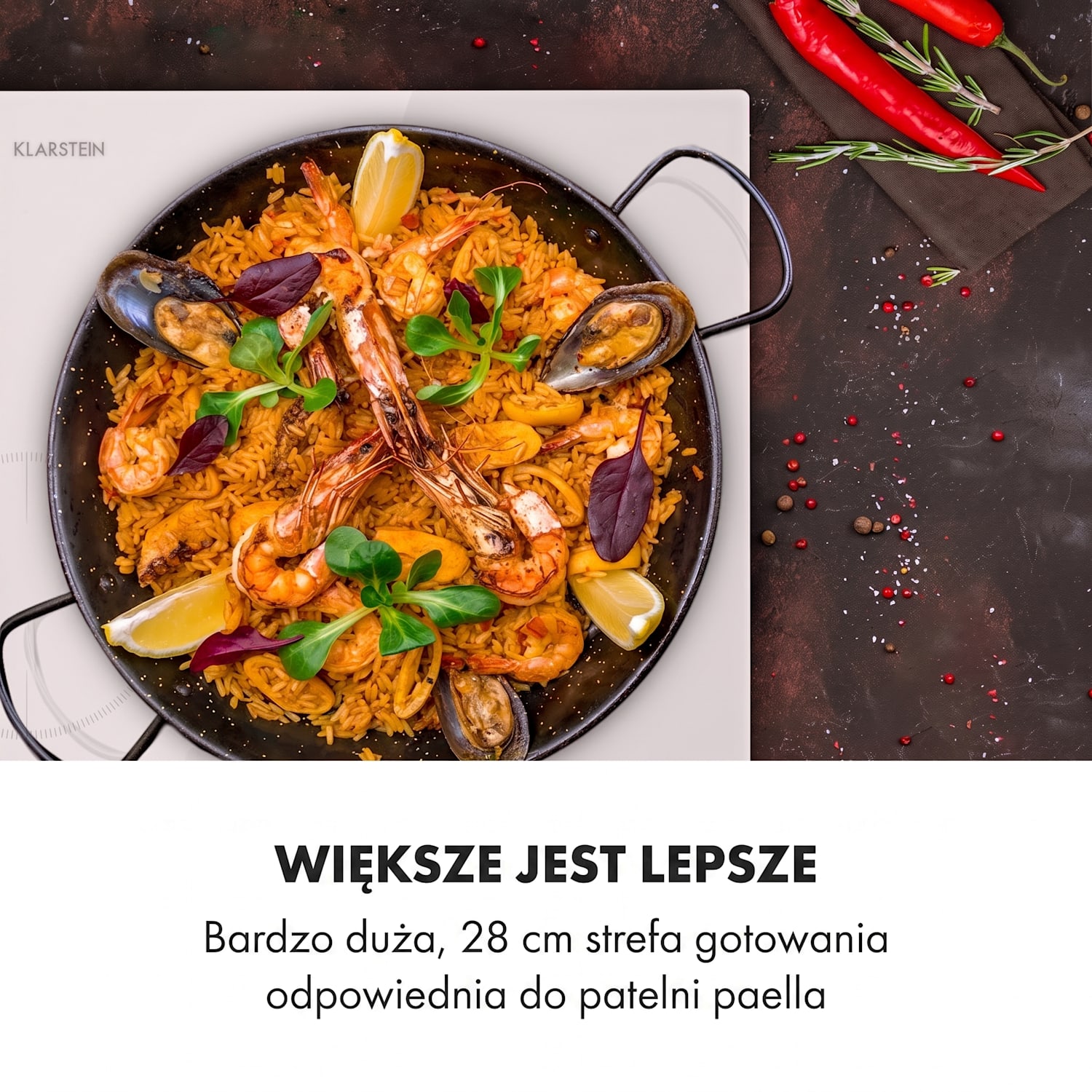 Delicatessa 77 Hybrid, płyta indukcyjna do zabudowy, 4 strefy, 7000 W 4 | Biały