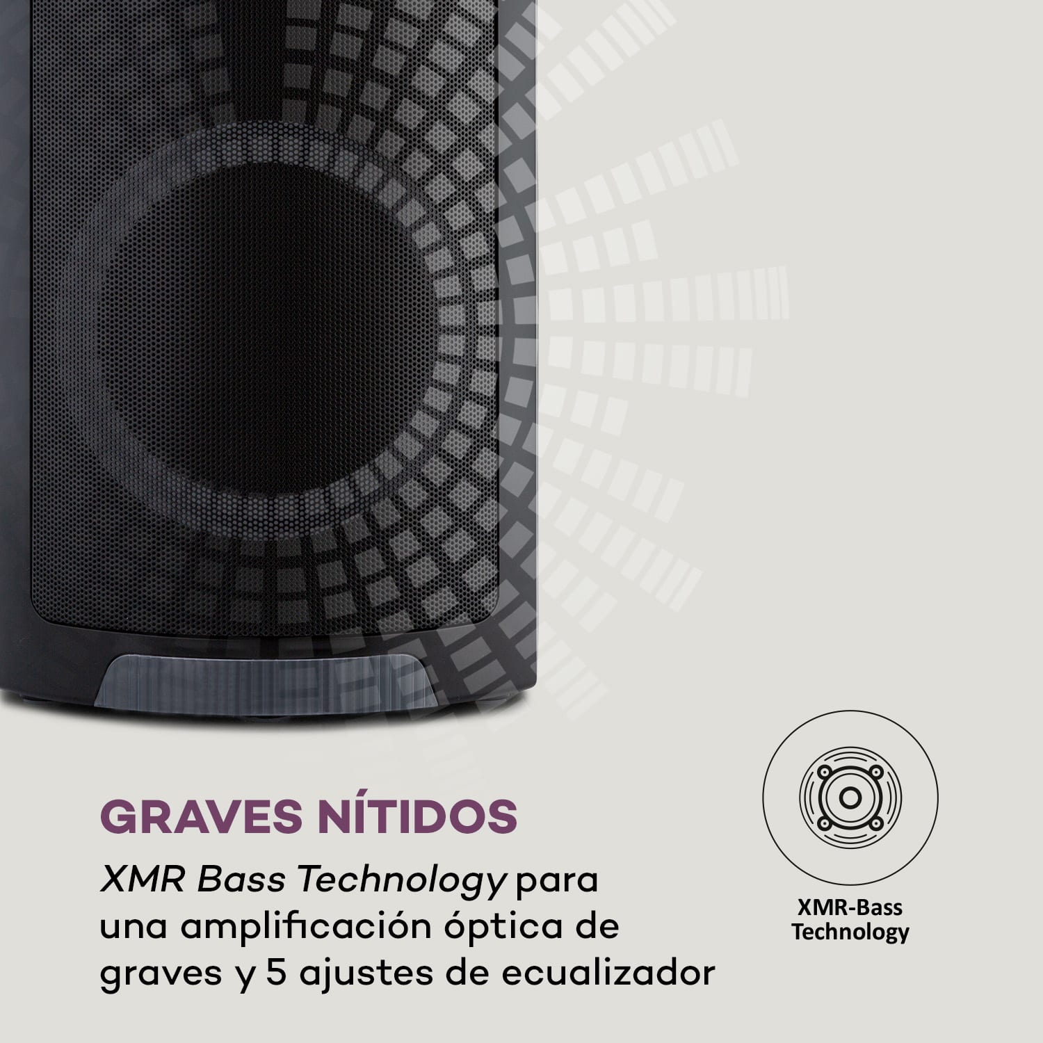 ULTRASONIC CD Altavoz para fiestas 100 vatios 2 woofer de 6,5" color negro 