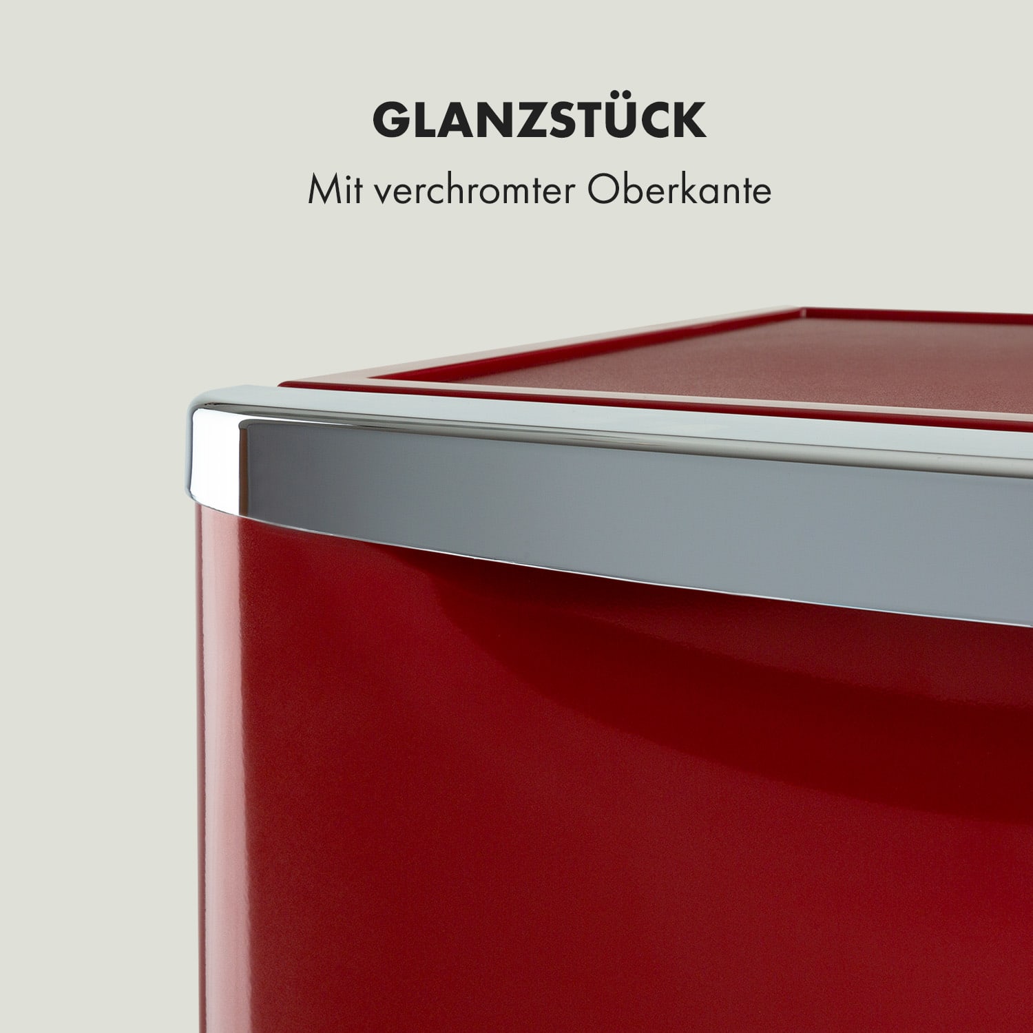 Yummy Kühlschrank mit Gefrierfach 90 Liter 42dB 92 Ltr | Rot