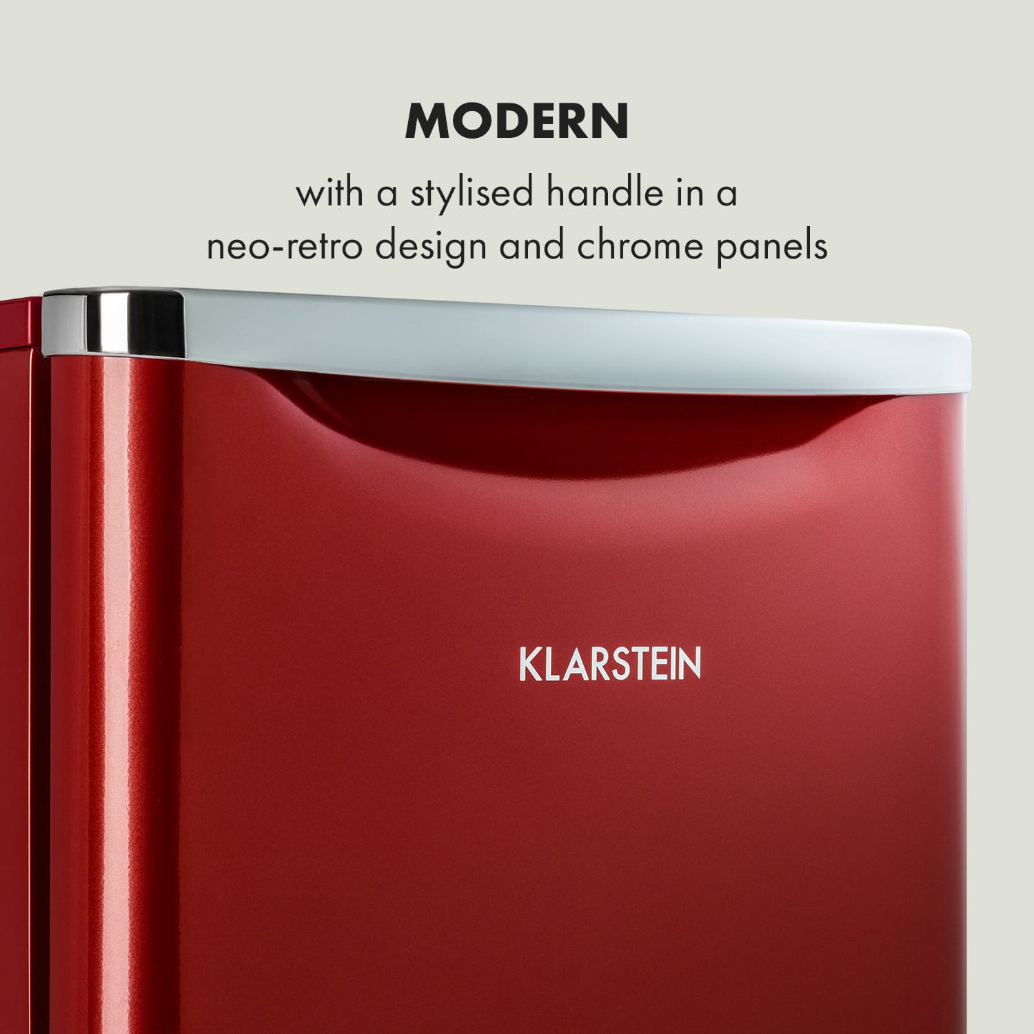 Yummy, lodówka z zamrażalnikiem, klasa energetyczna F, 45 l, 42 dB 45 Ltr | Czerwony