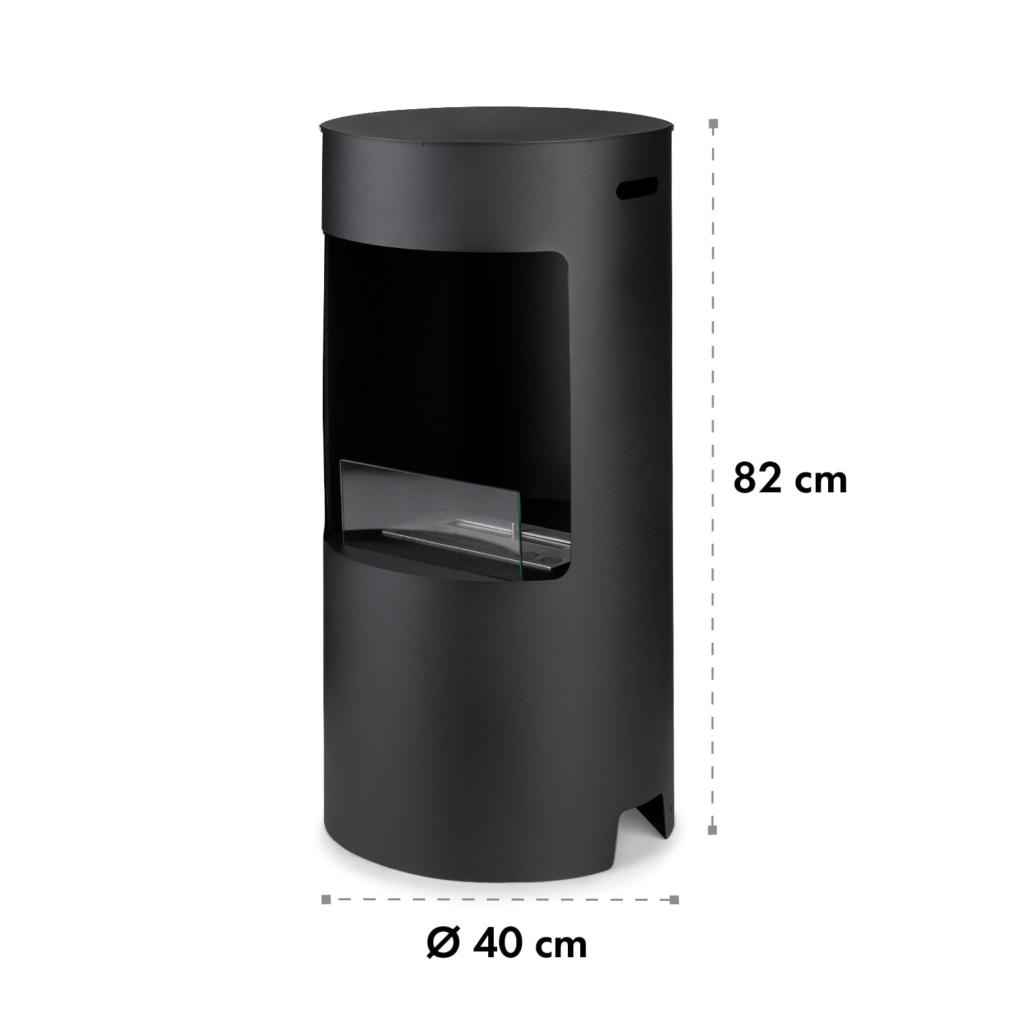 Phantasma Niro, етанолова камина, предпазна горелка, помощник за гасене, време на горене 3,5 часа 