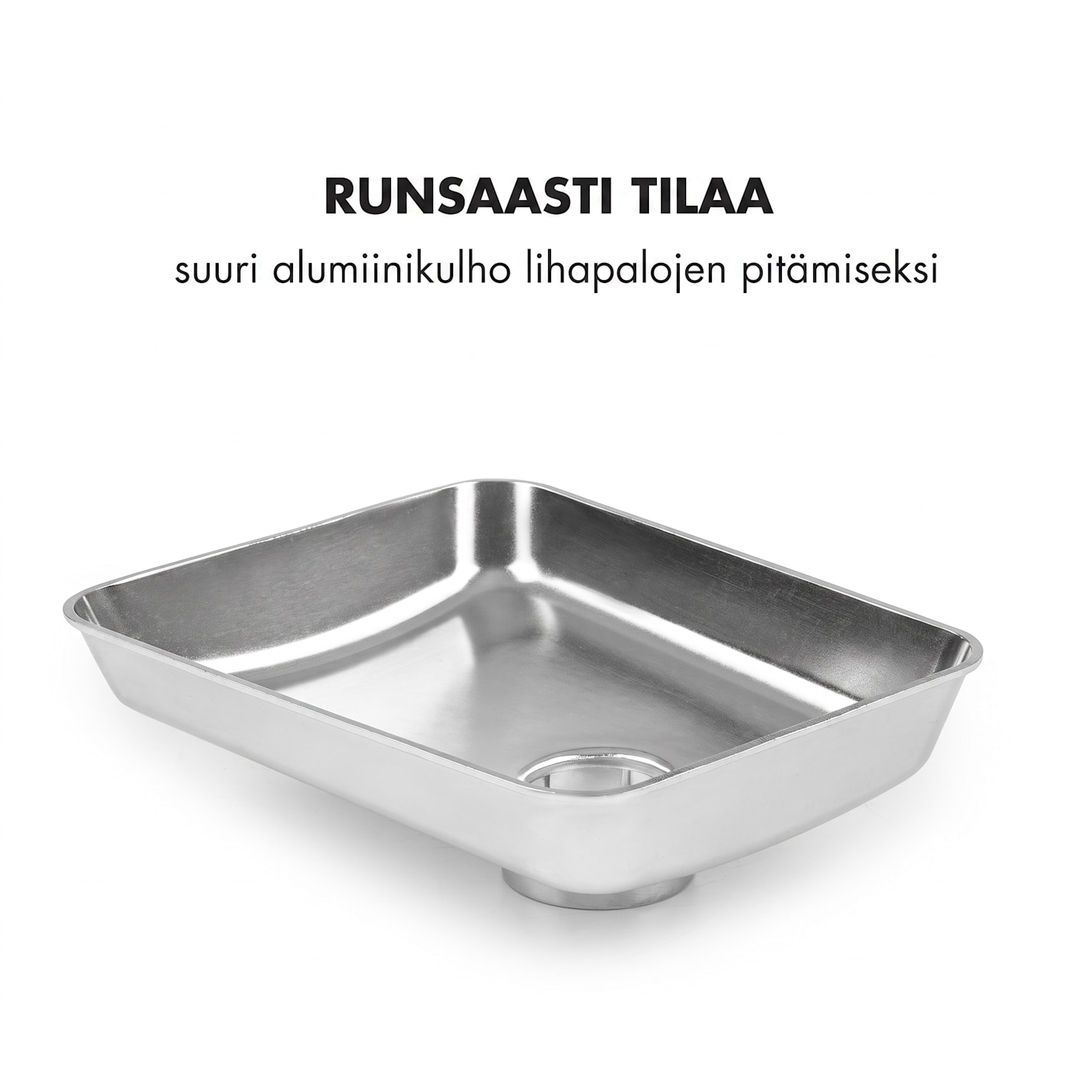 Tehokas sähköinen lihamylly 700 W kuparimoottori jauhaa makkaraa kebbeä ruostumatonta terästä Musta