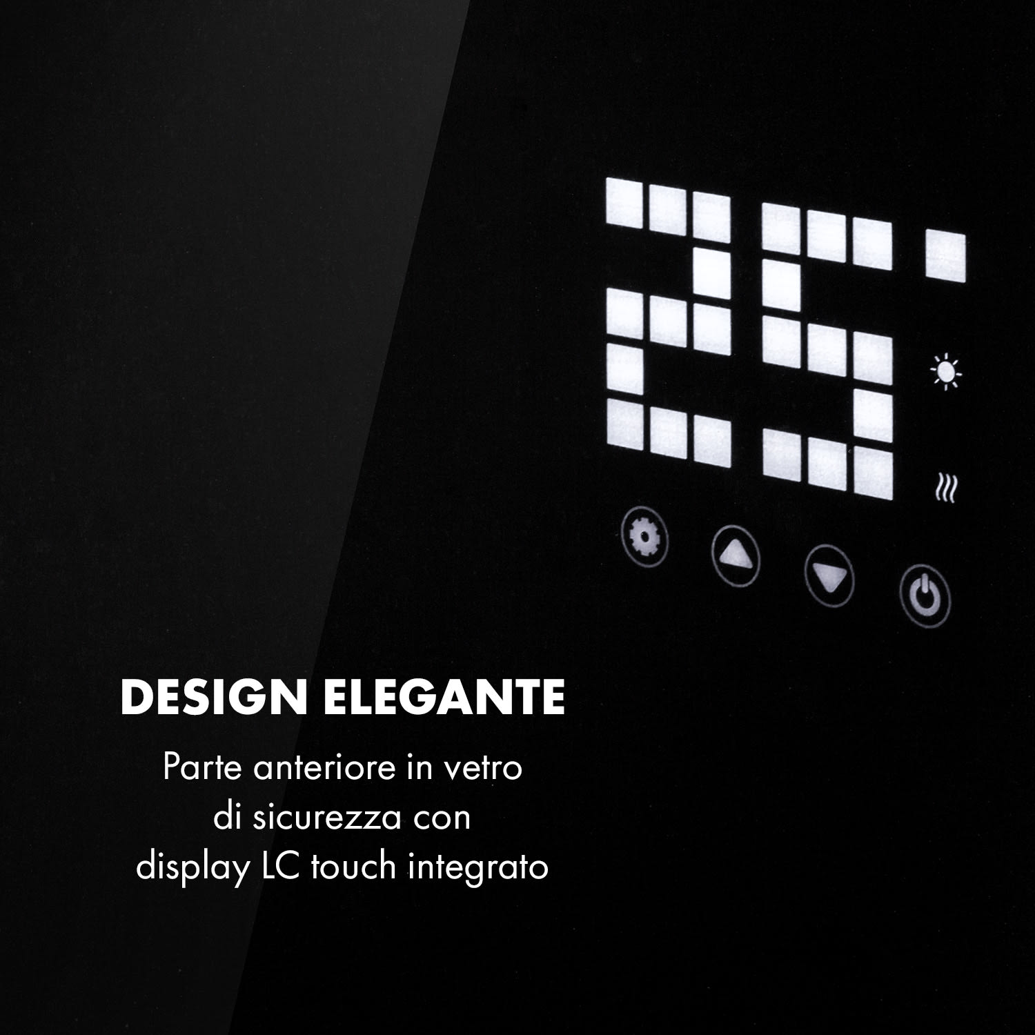 Bornholm Single Smart - Stufa a convezione, 1000 W, controllo tramite app 