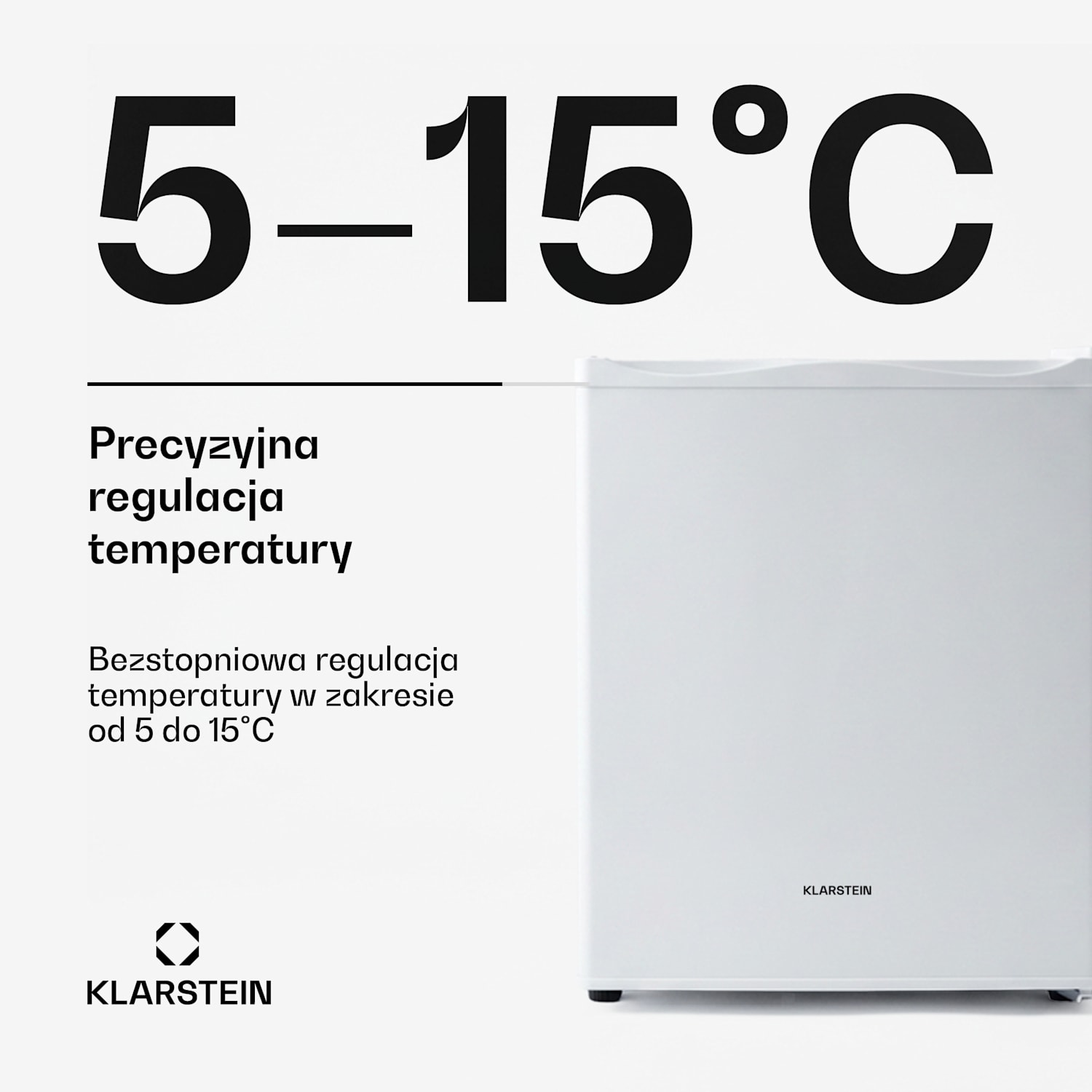 Happy Hour 23, mini lodówka, 23 l, 5-15°C, klasa energetyczna G, cicha 23 dB, oświetlenie LED 23 Ltr | G | Biały