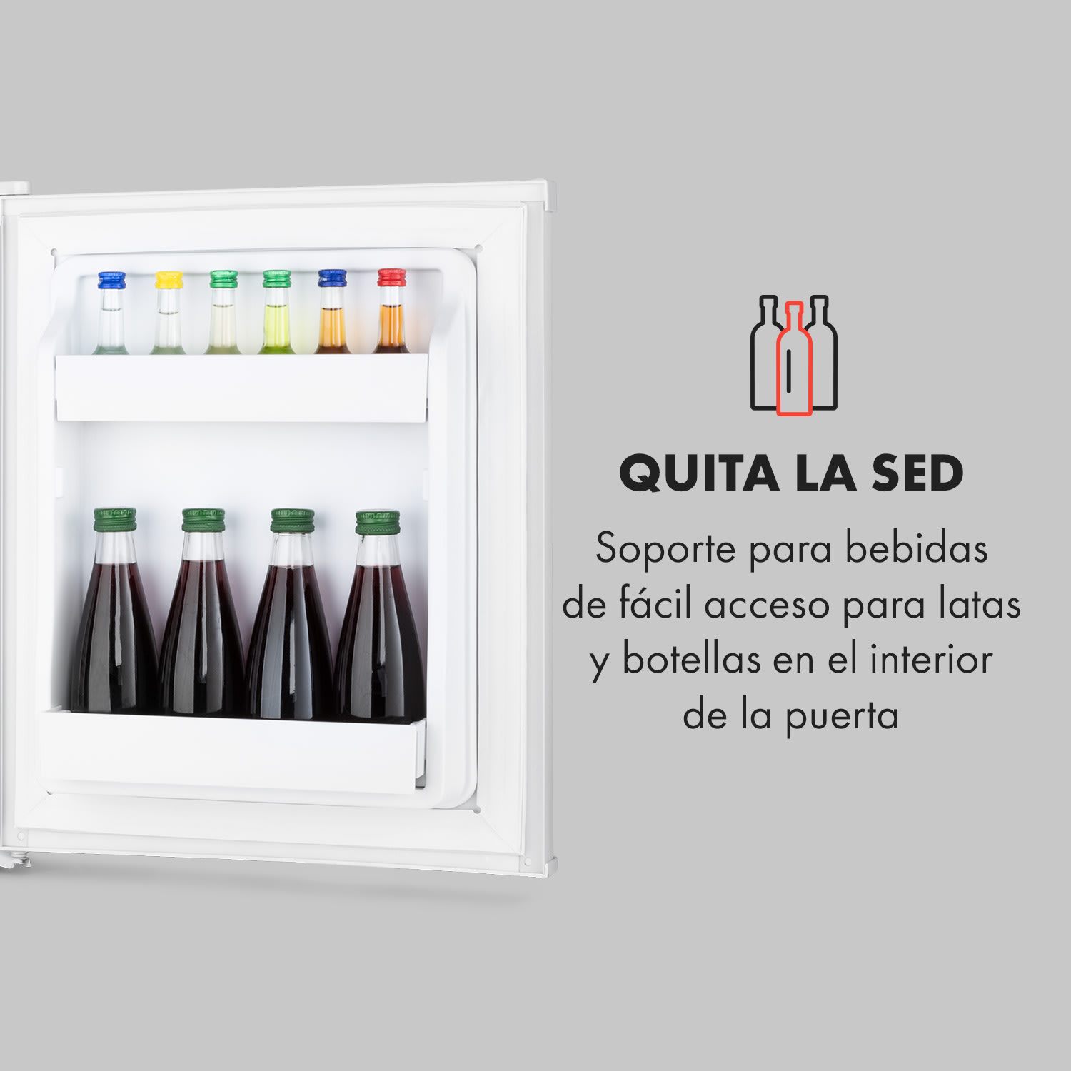 Happy Hour Minibar 5-15 °C clase de eficiencia energética G 25 dB luz LED 30 L | Blanco