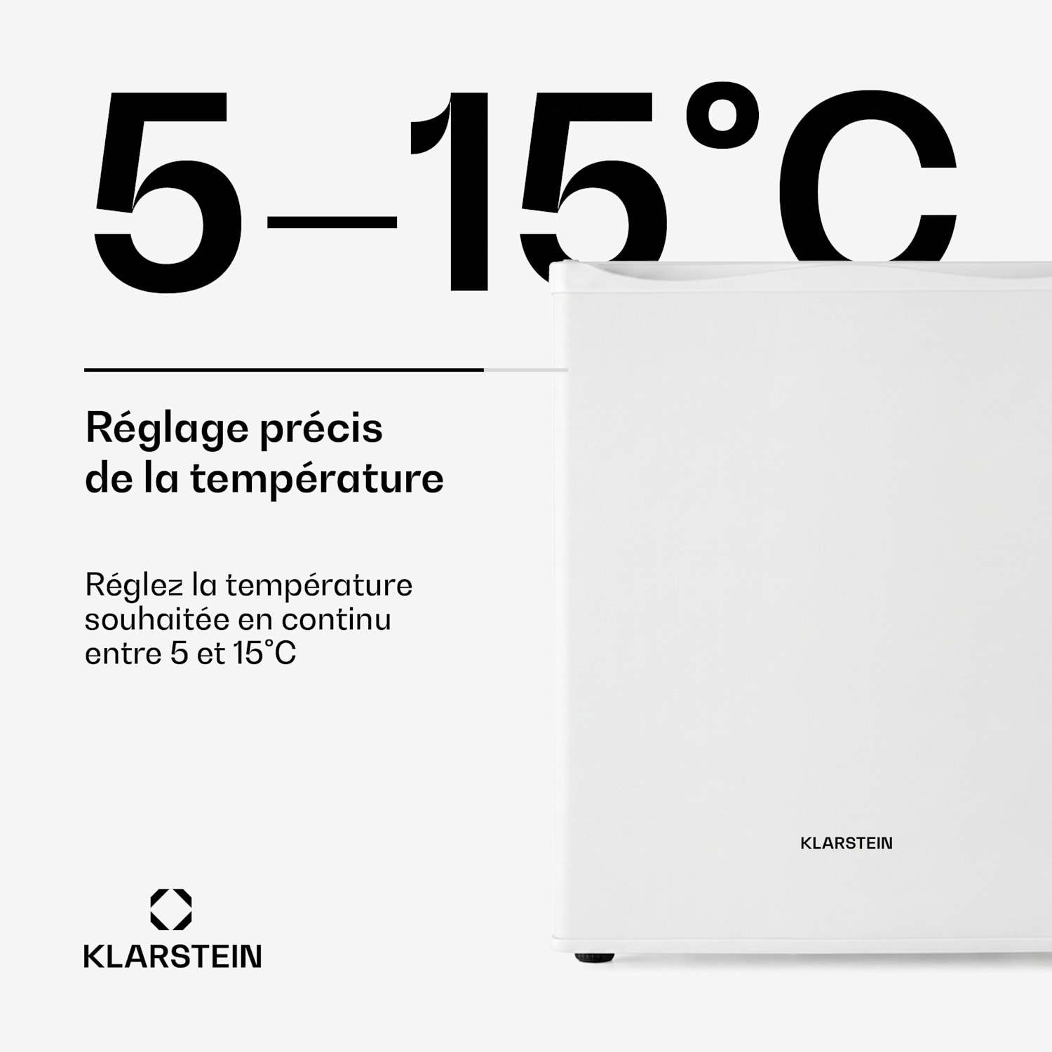 Happy Hour Mini bar 5-15°C CEE G 25 dB Éclairage LED 30 L | F | Blanc