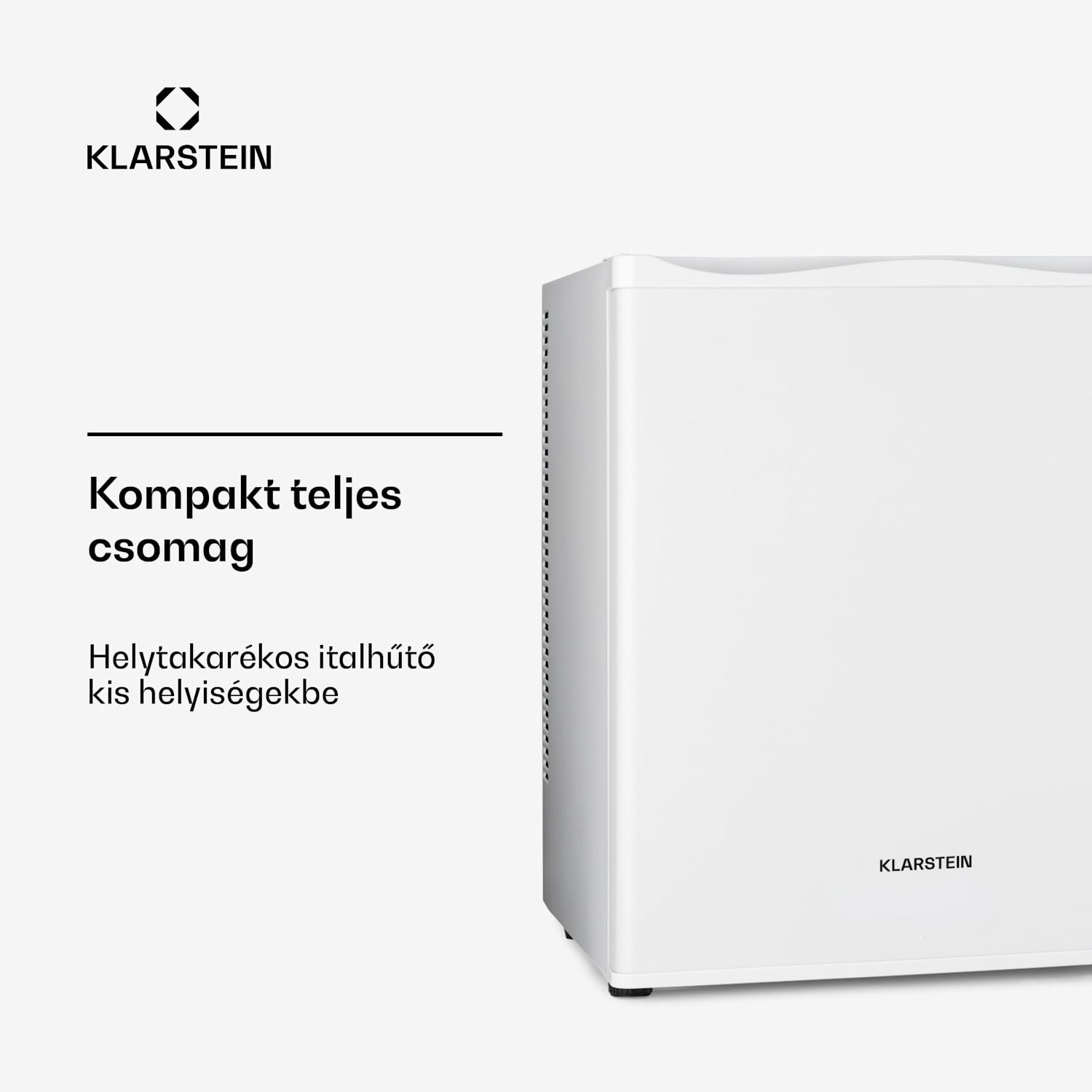 Happy Hour 30, minibár, 30 liter, 5 - 15 °C, G energiahatékonysági osztály, csendes, 25 dB, LED világítás, fehér 30 liter | F | Fehér