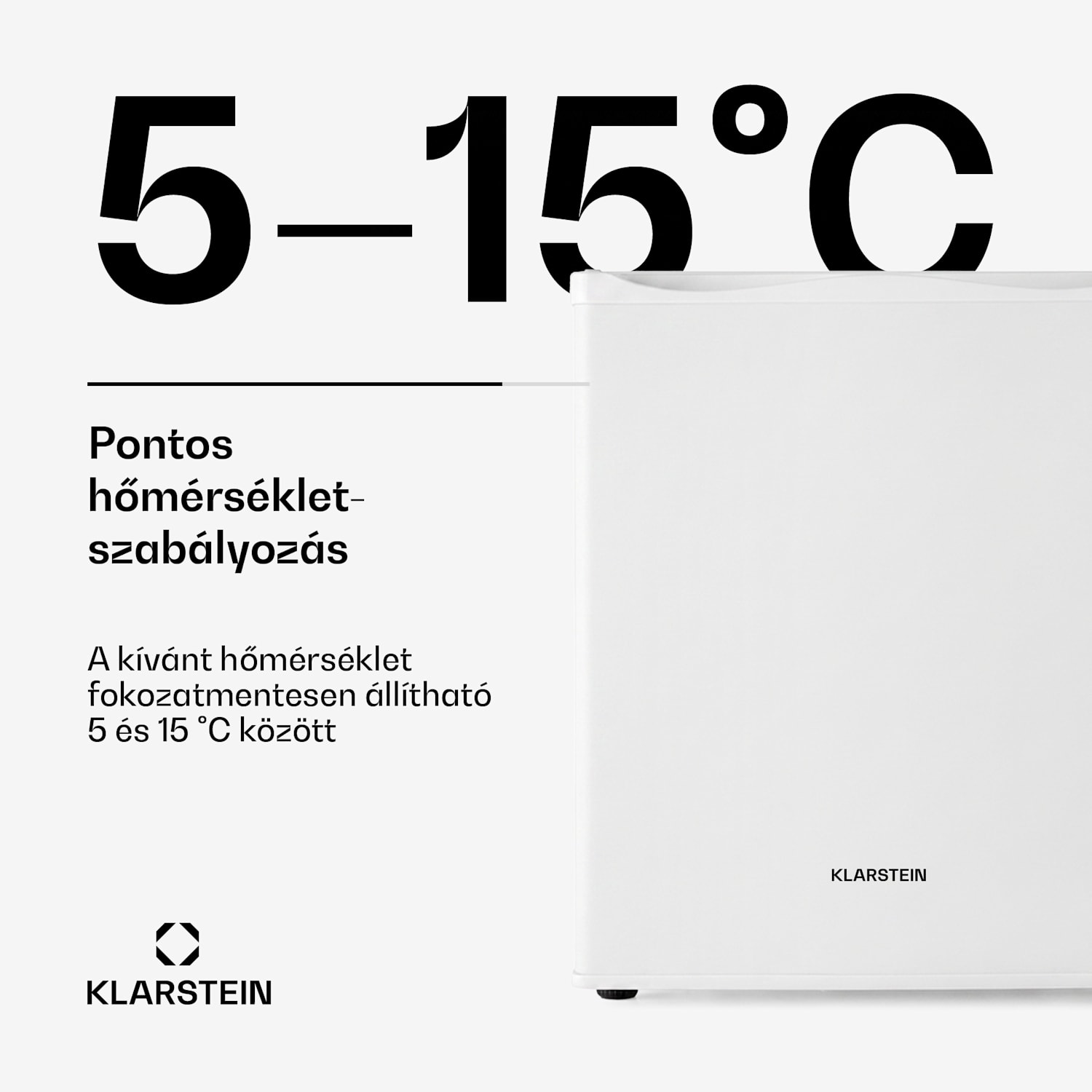Happy Hour 30, minibár, 30 liter, 5 - 15 °C, G energiahatékonysági osztály, csendes, 25 dB, LED világítás, fehér 30 liter | F | Fehér